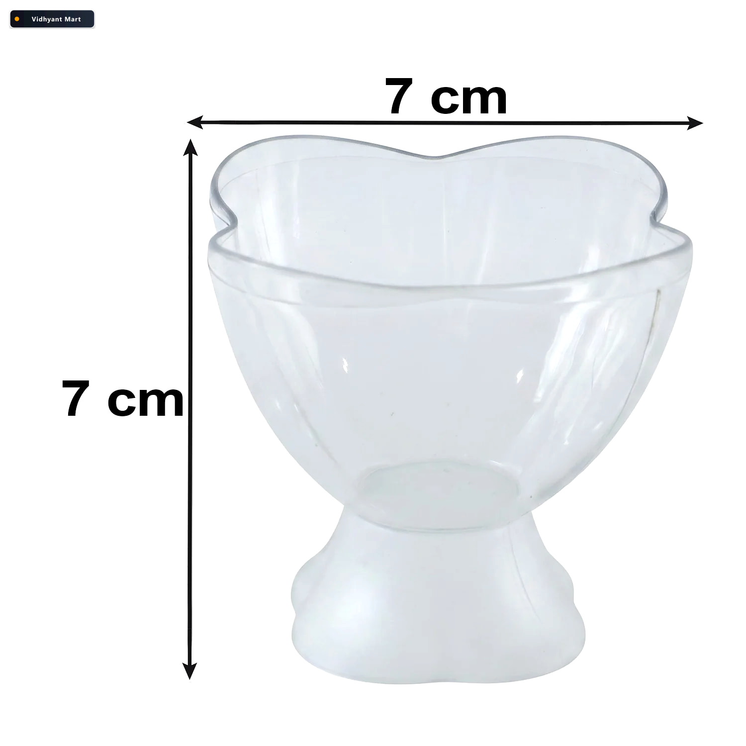 Vidhyant Mart Multipurpose Plastic Serving Bowl Set For Dessert 3