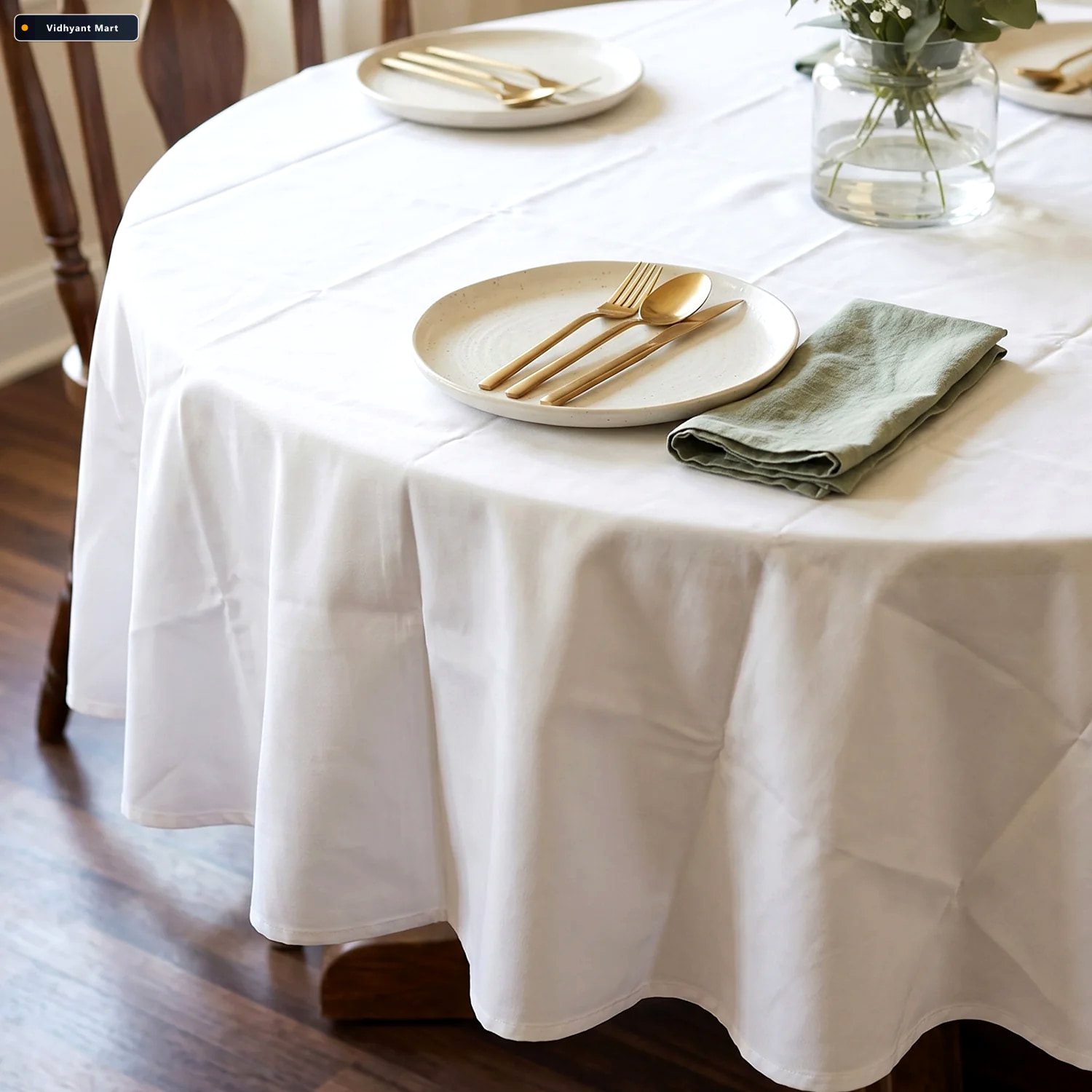 Vidhyant Mart Multipurpose Round Dining Table Mat Elegant Protec 3