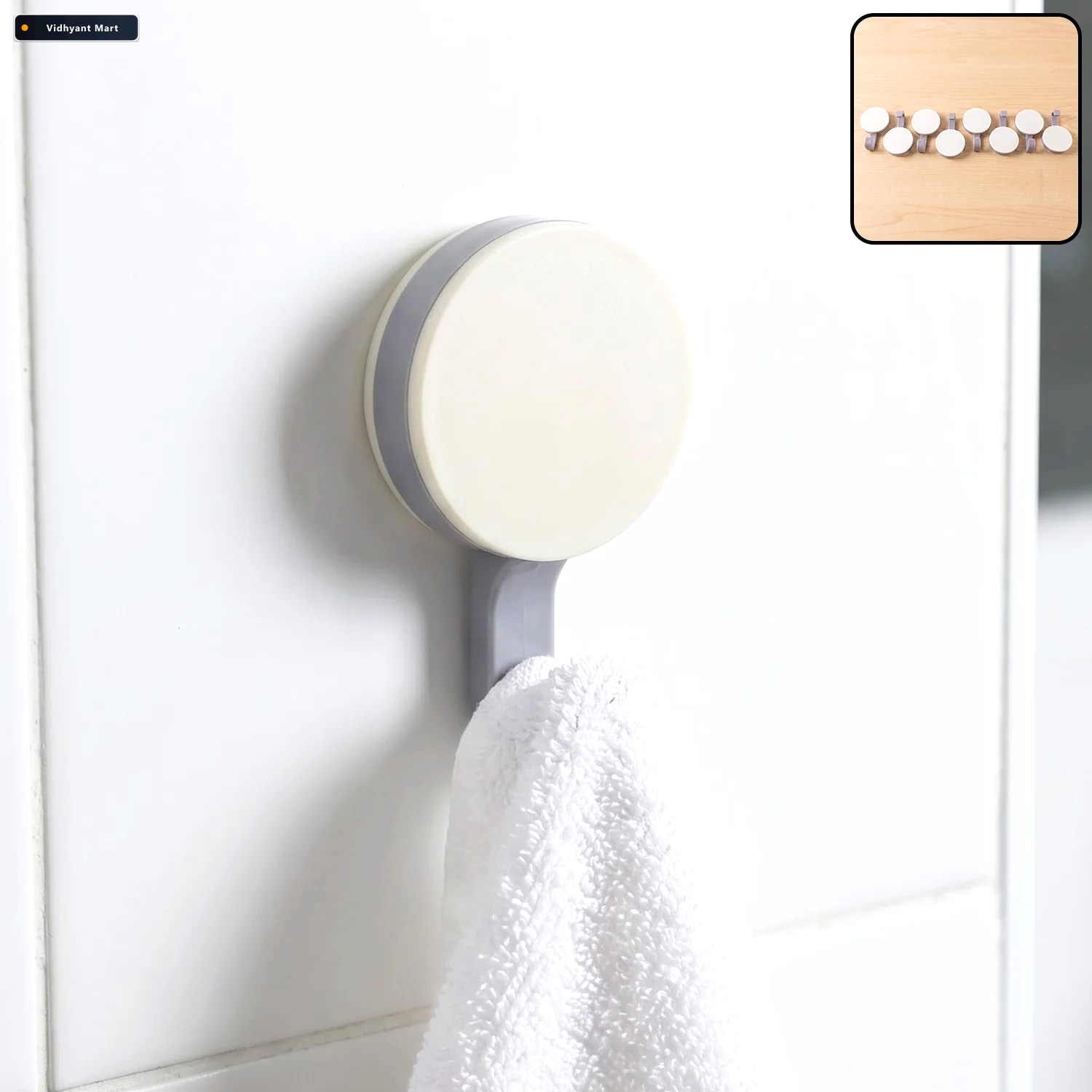 Vidhyant Mart Multipurpose Self Adhesive Color Contrast Wall Hoo 2