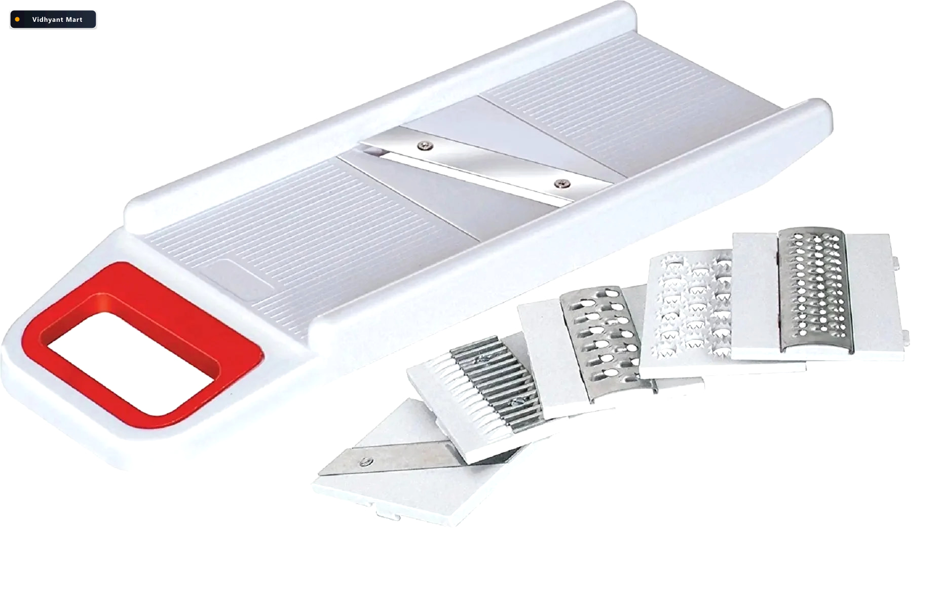 Vidhyant Mart Multipurpose Slicer 6 In 1 Vegetable Grater Quicks 4