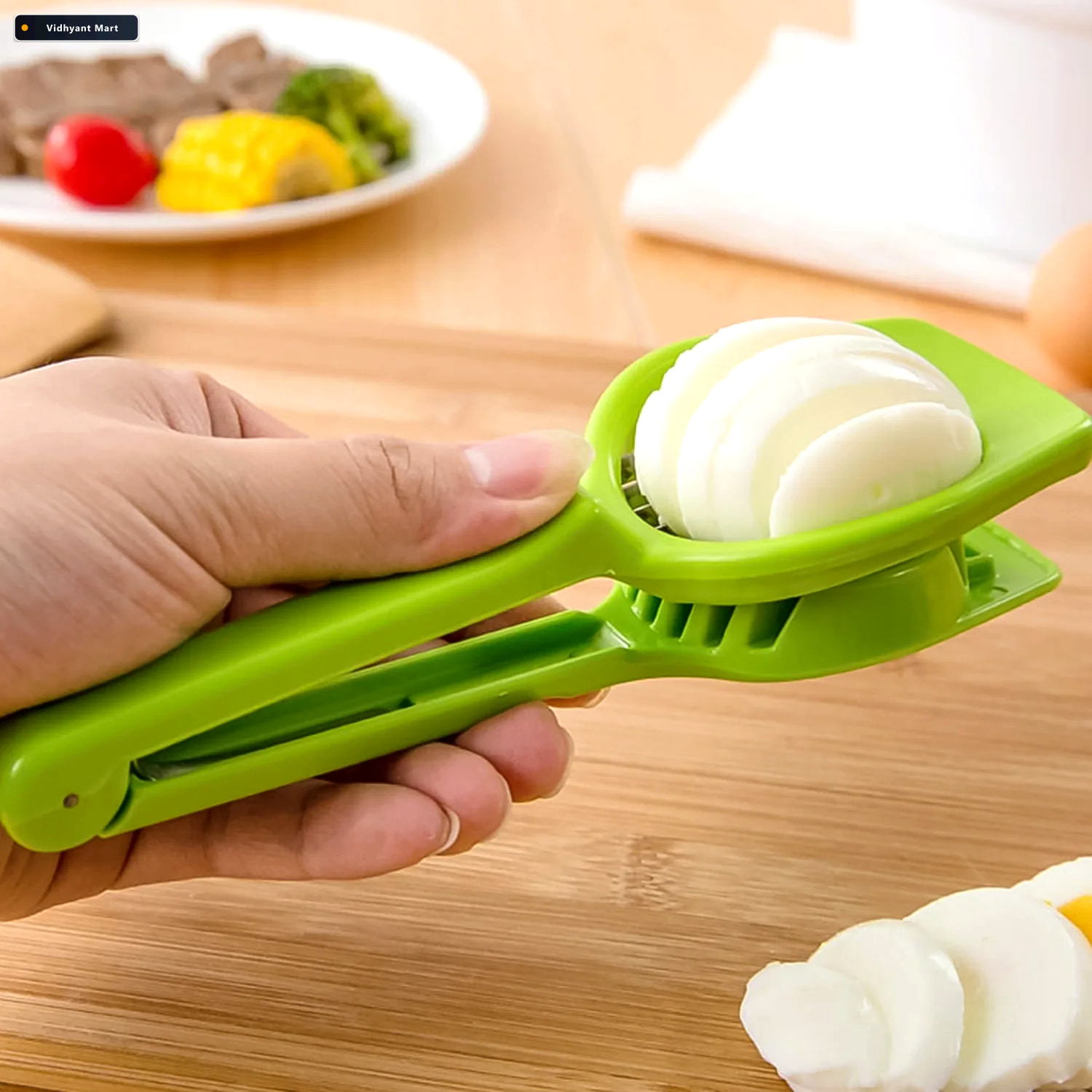 Vidhyant Mart Multipurpose Slicer 7 Stainless Blades For Kitchen 2