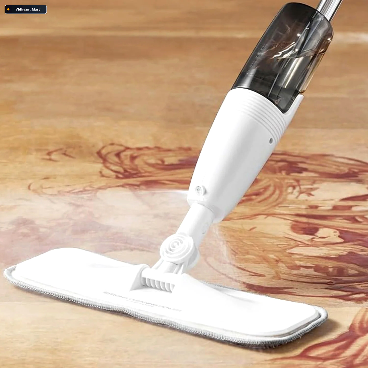 Vidhyant Mart Multipurpose Spray Flat Mop Easy Handle Reusable M 2