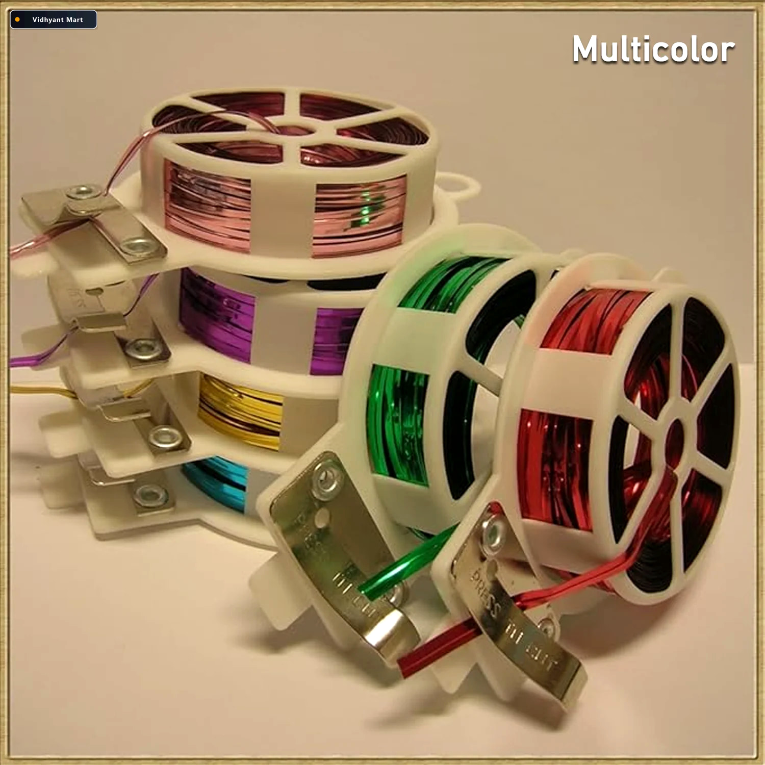 Vidhyant Mart Multipurpose Twist Tie Roll 30m Built In Cutter Fo 2