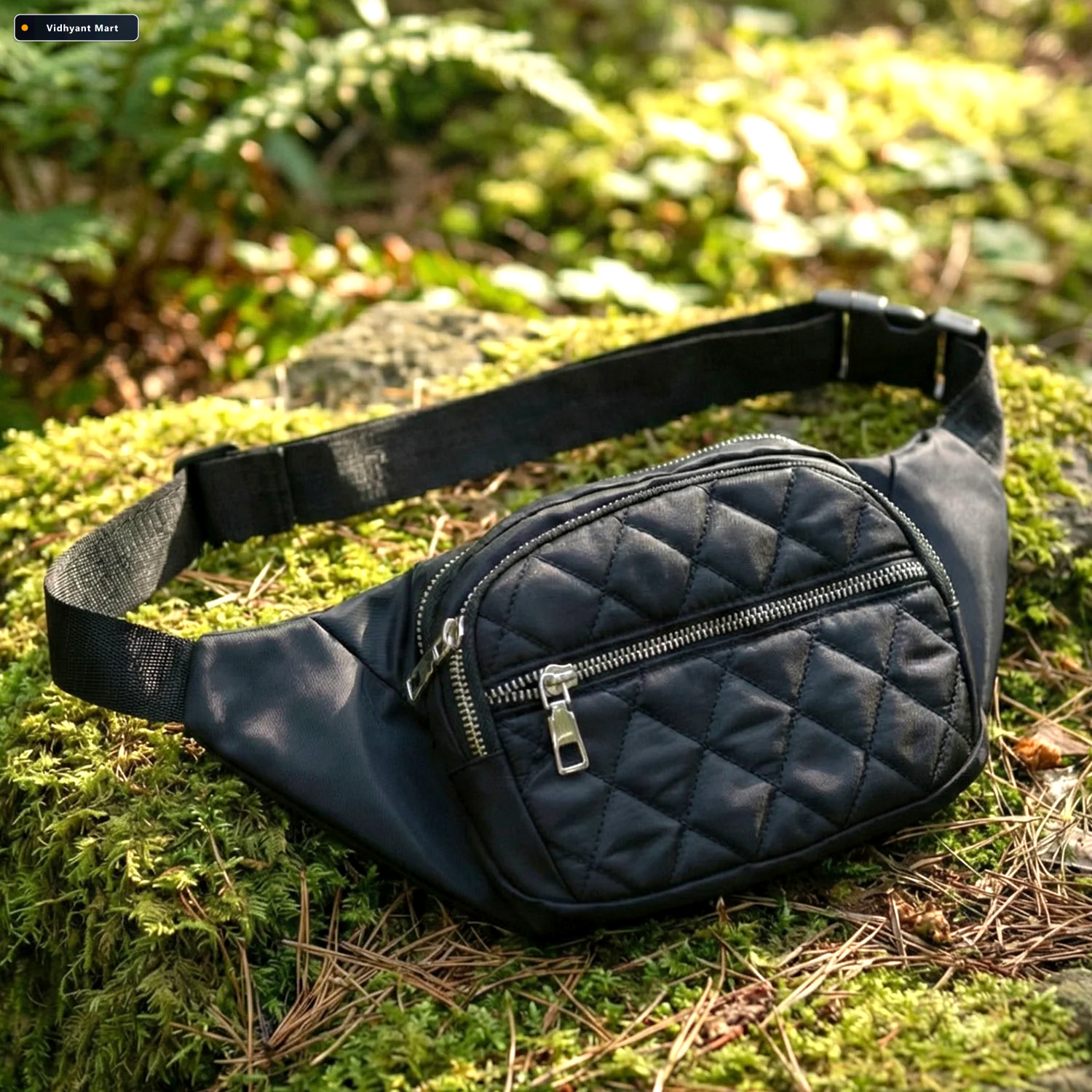 Vidhyant Mart Multipurpose Waist Bag Lightweight Travel Fanny Pa 1