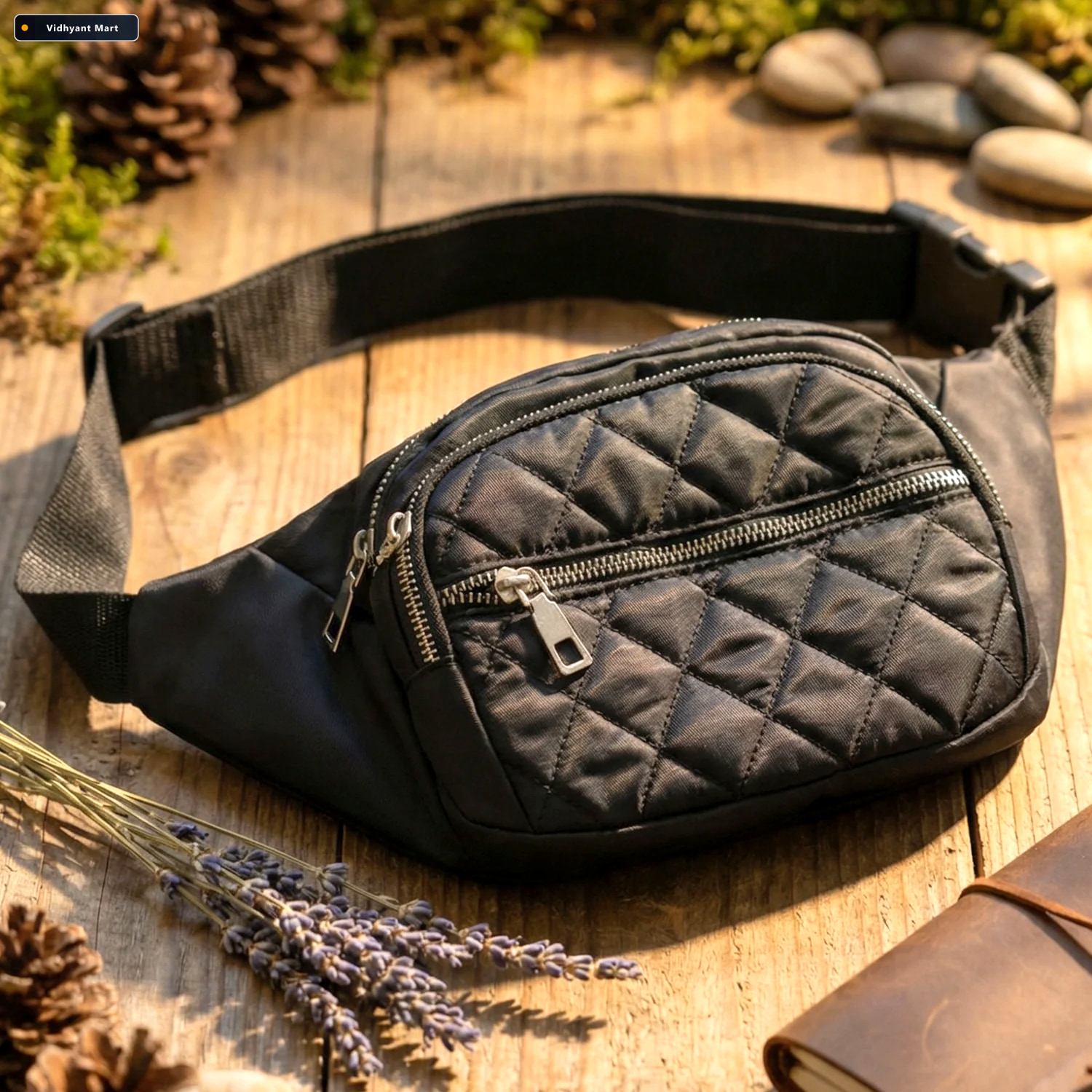 Vidhyant Mart Multipurpose Waist Bag Lightweight Travel Fanny Pa 4