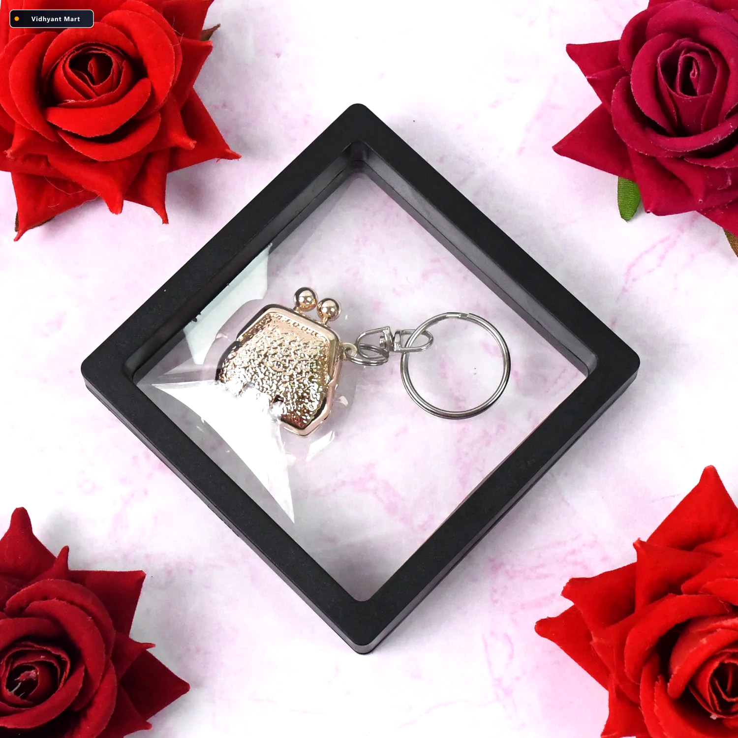 Vidhyant Mart Nail Clipper Keychain Compact 3d Floating Frame Au 3