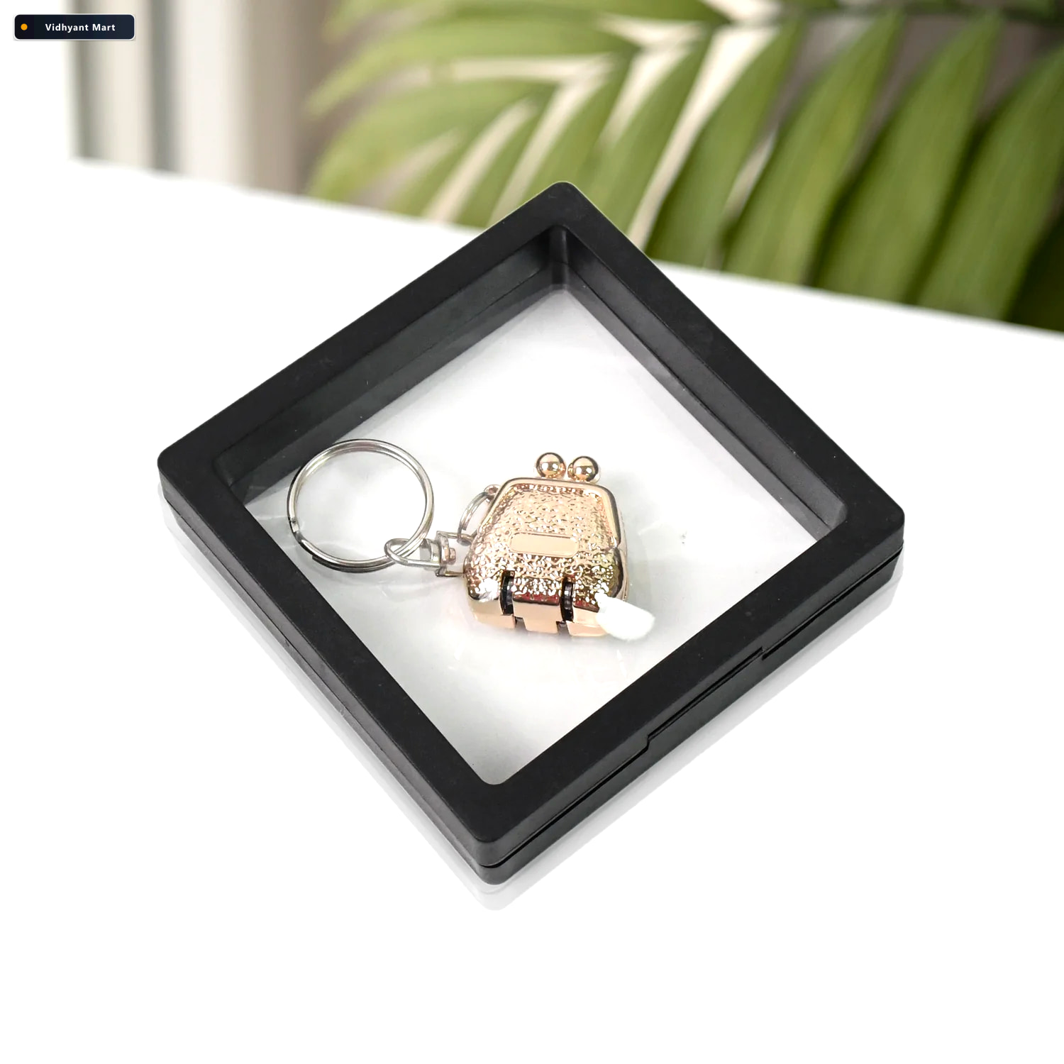 Vidhyant Mart Nail Clipper Keychain Compact 3d Floating Frame Au 4