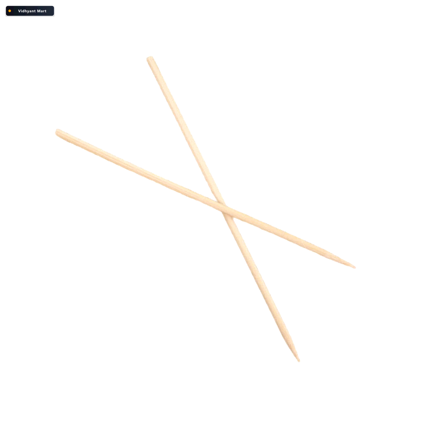 Vidhyant Mart Natural Bamboo Skewers 15cm Eco Friendly Bbq Stick 2