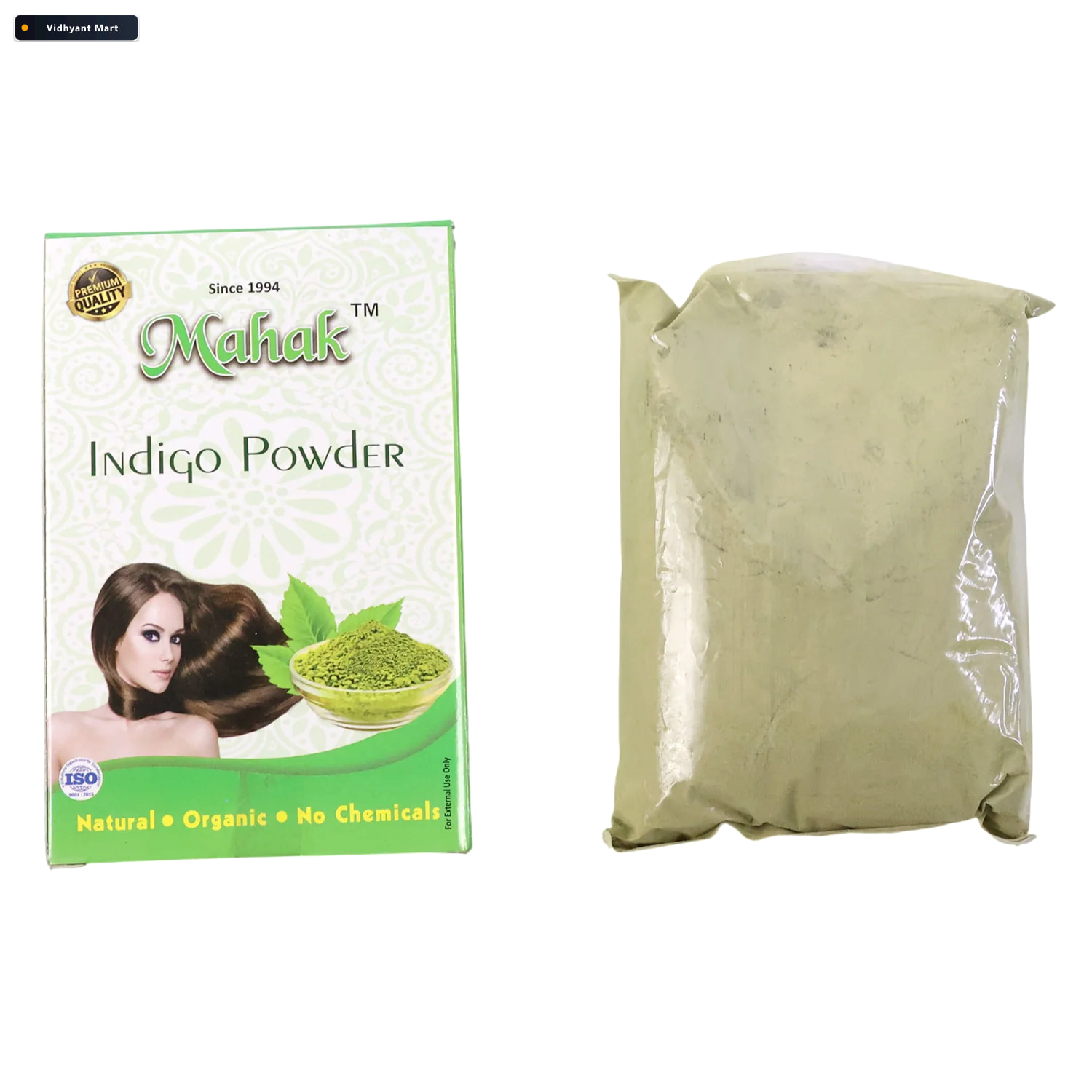 Vidhyant Mart Natural Indigo Powder Pure Herbal Hair Coloring Ca 4