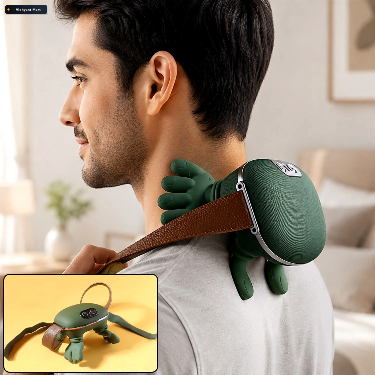 Vidhyant Mart Neck And Shoulder Massager For Men Rechargeable Kn 1