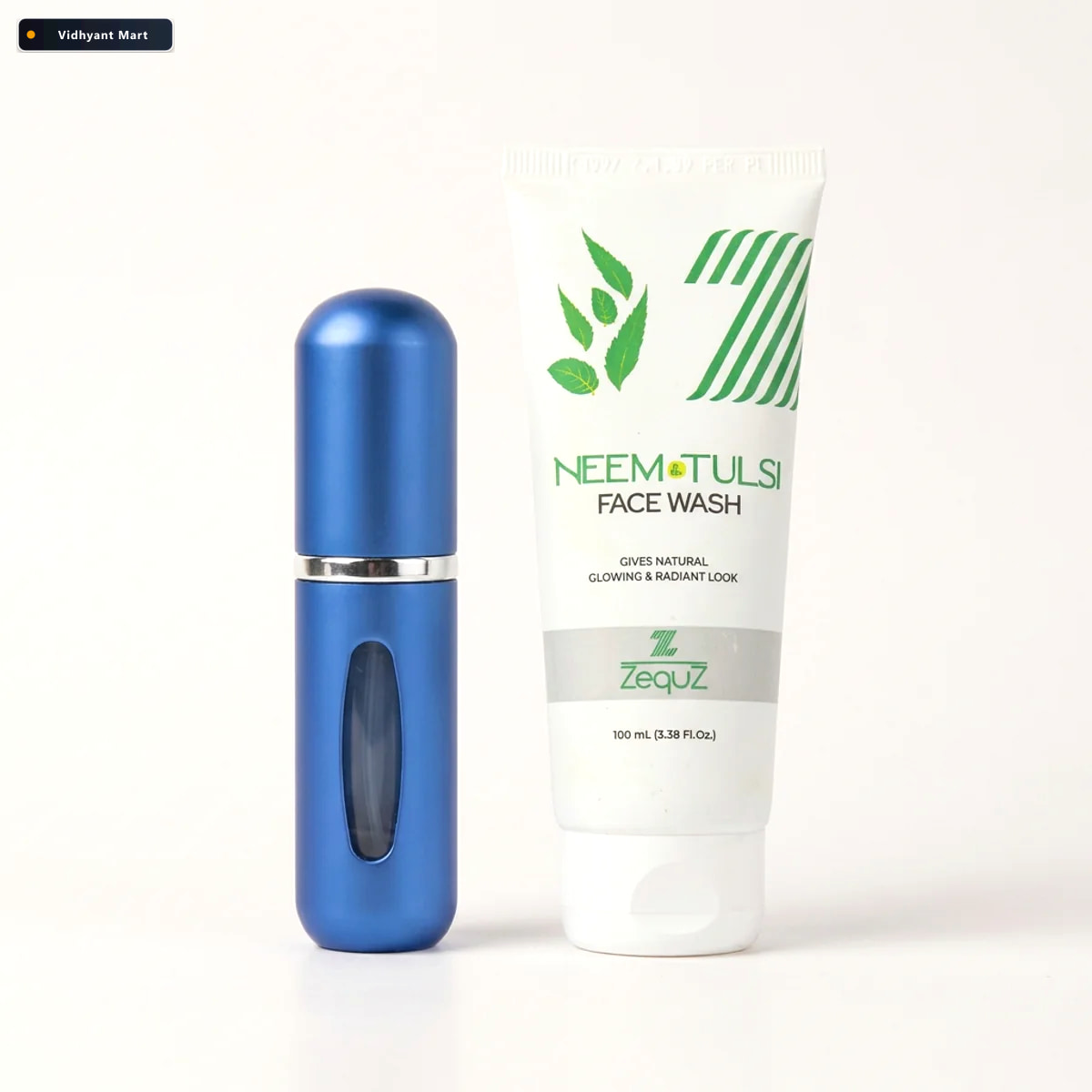 Vidhyant Mart Neem Tulsi Face Wash With Refillable Travel Perfum 5