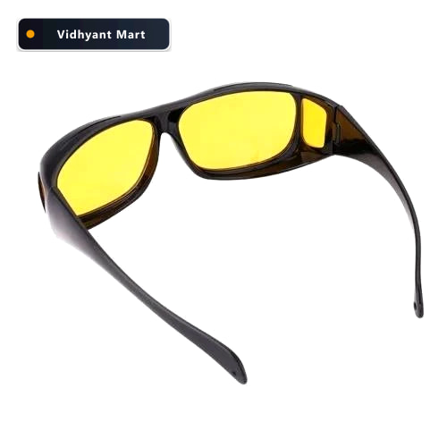 Vidhyant Mart Night Driving Glasses Anti Glare Yellow Lens Hd Vi 2
