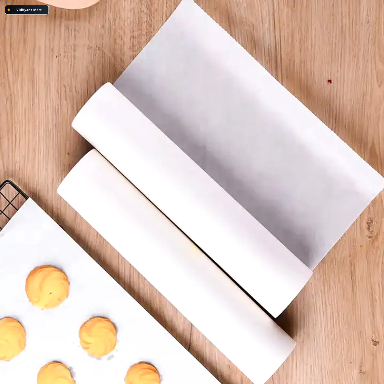 Vidhyant Mart Non Stick Parchment Paper 5m Roll For Baking Cooki 2