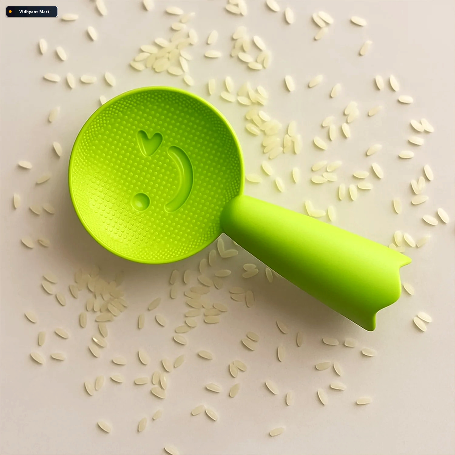 Vidhyant Mart Non Stick Rice Serving Spoon Comfortable Grip Heat 2