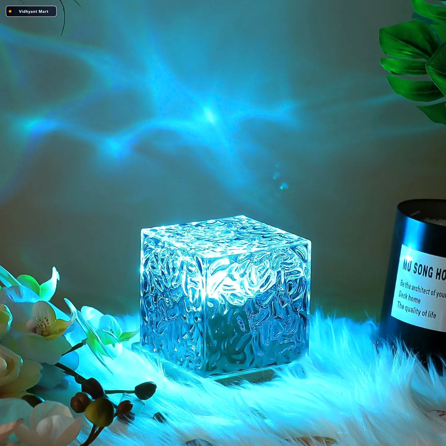 Vidhyant Mart Ocean Wave Projector Lamp With 16 Rgb Dynamic Wate 2