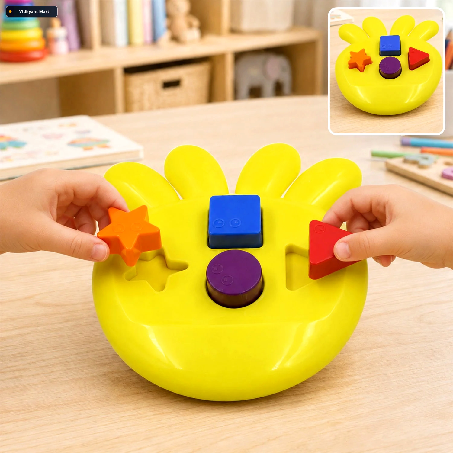 Vidhyant Mart Octo Shape Sorter Toy Educational Learning Fun Lit 1