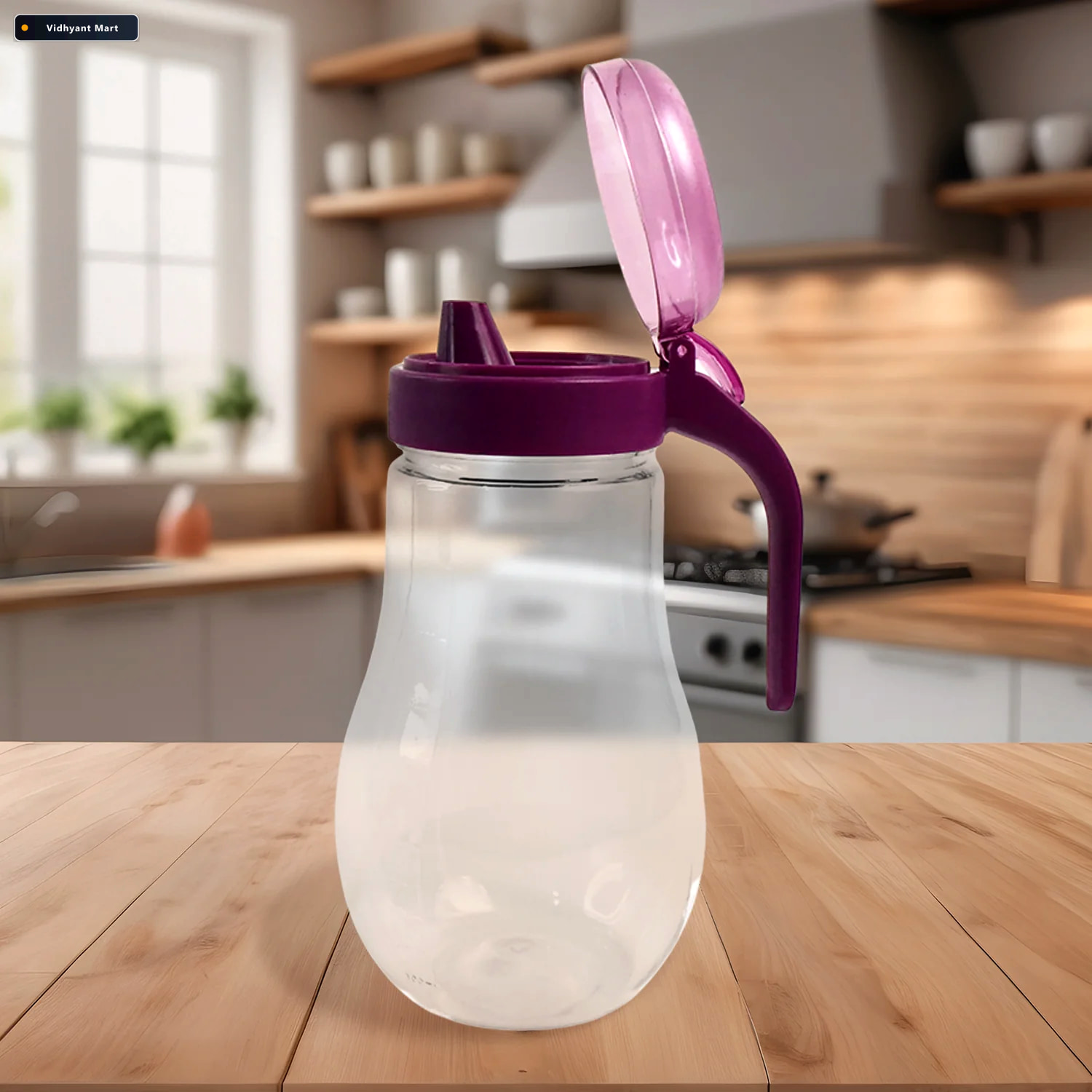 Vidhyant Mart Oil And Juice Pourer Bottle 1000ml Leakproof Dispe 3