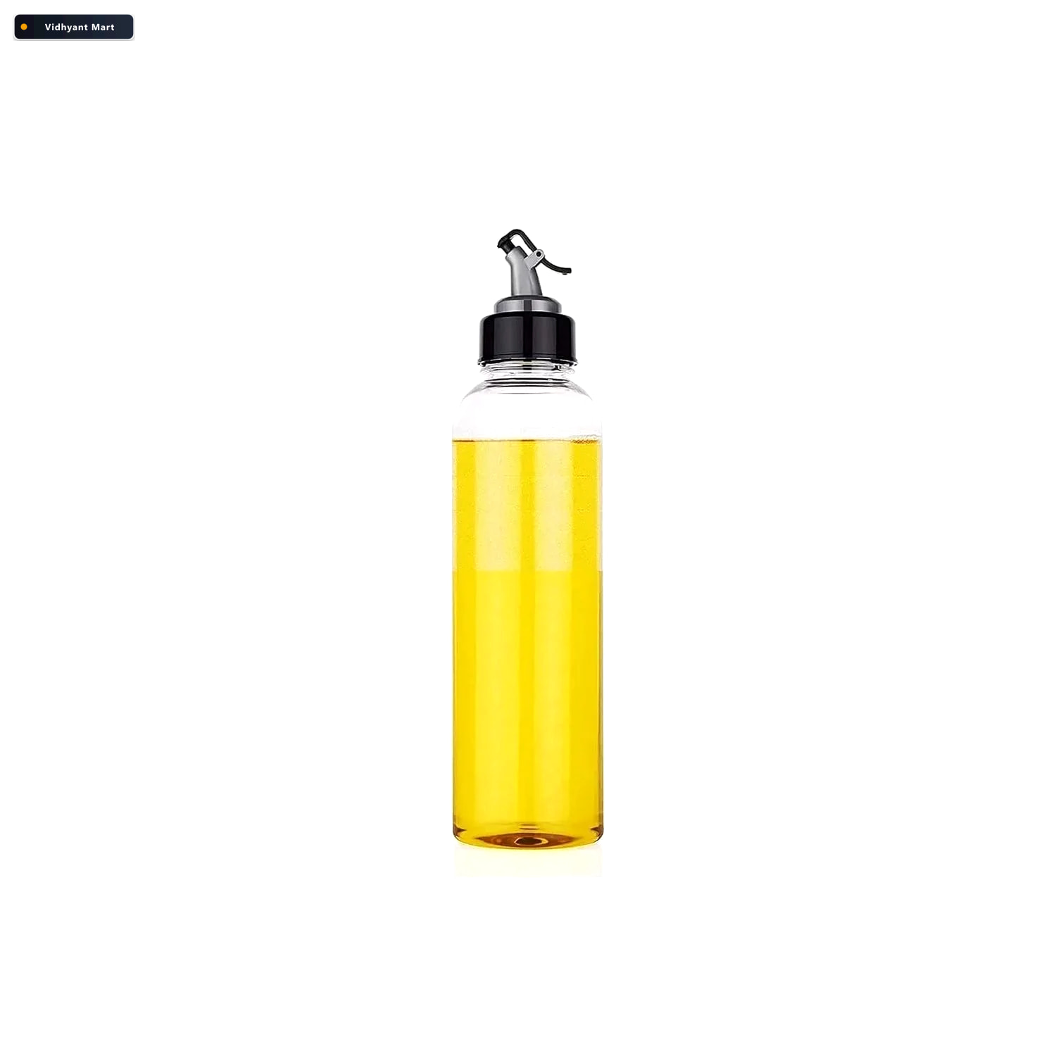 Vidhyant Mart Oil Dispenser 1l Clear Drip Free Plastic Bottle Va 4