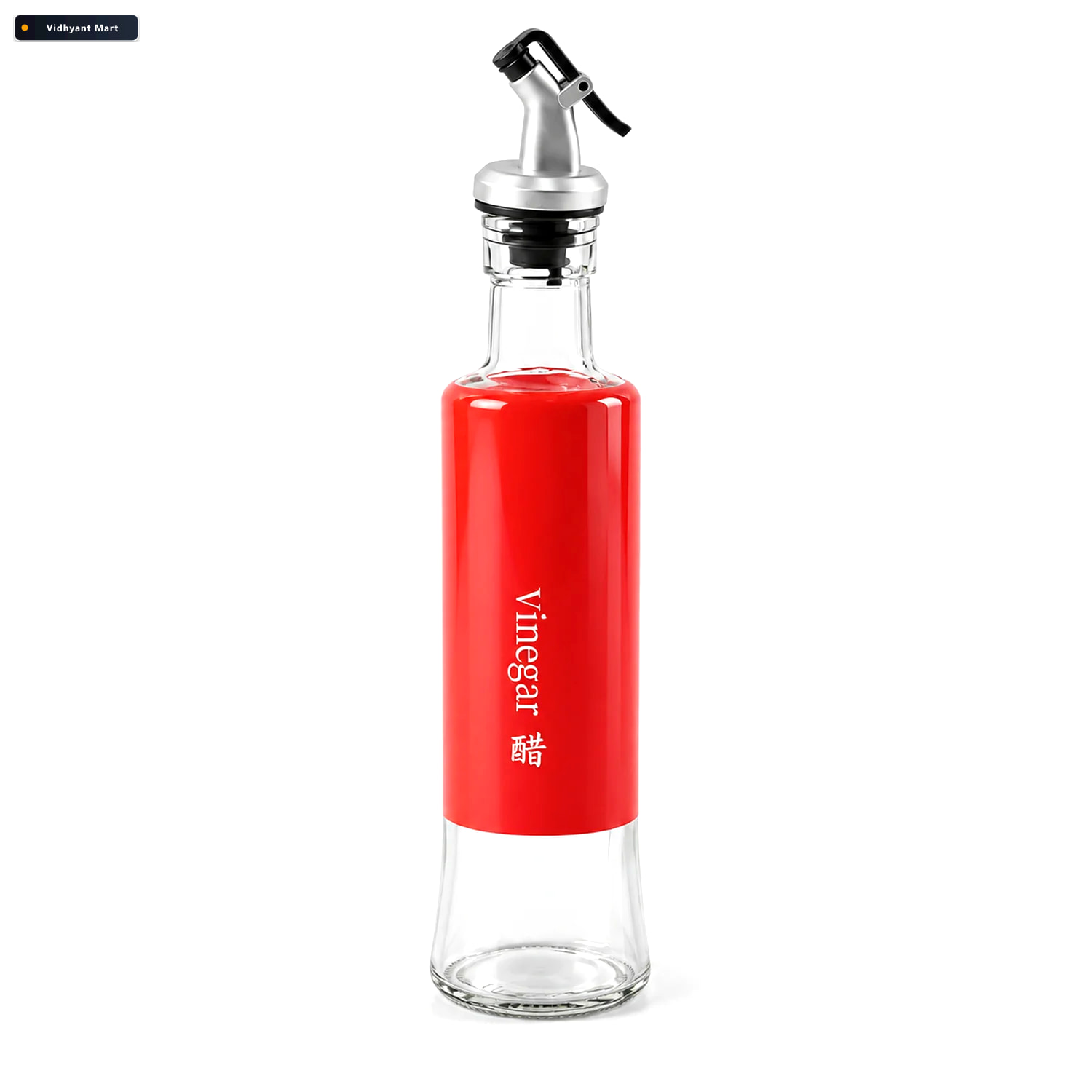 Vidhyant Mart Olive Oil Dispenser Leakproof Glass Bottle 300ml V 4