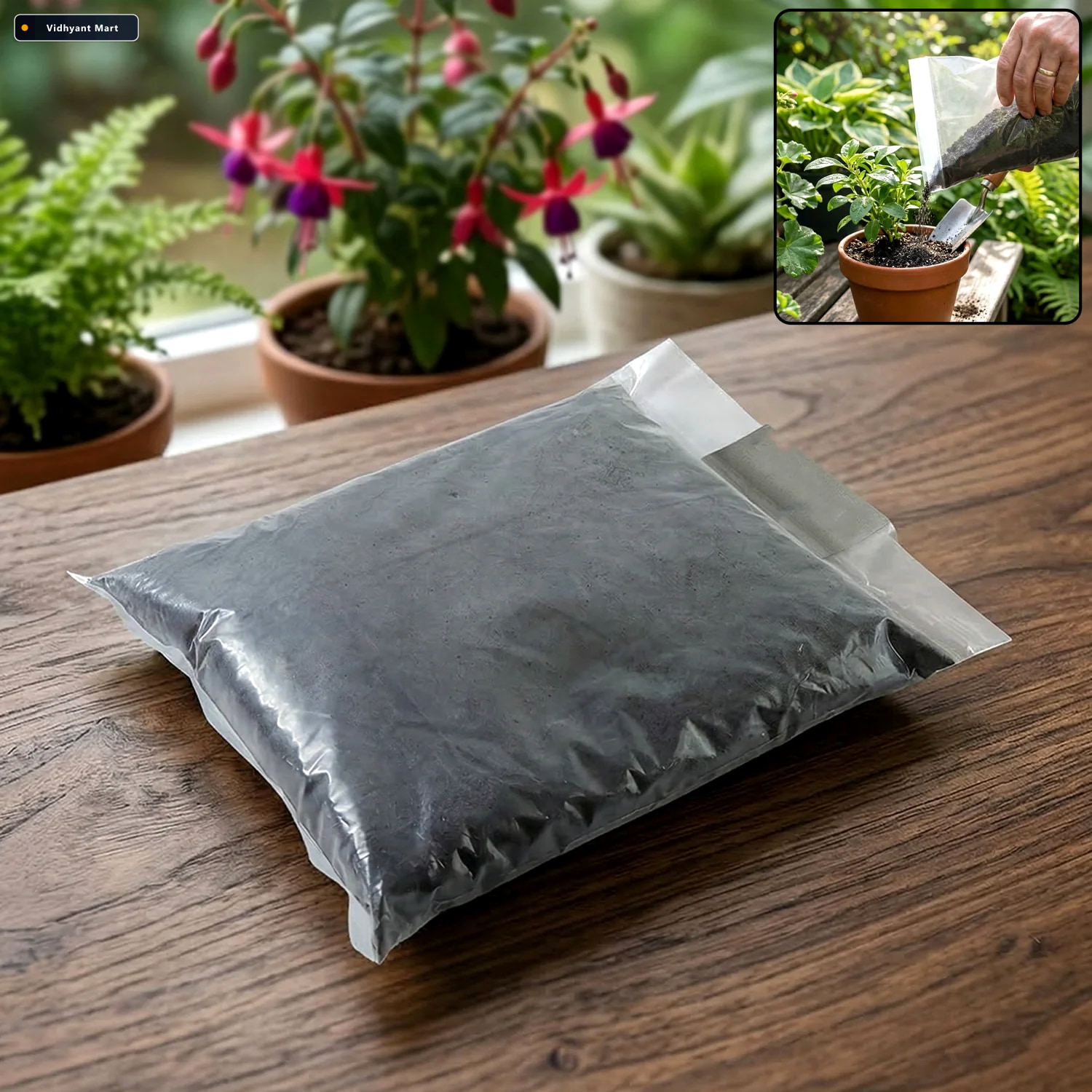 Vidhyant Mart Organic Coco Peat Powder Natural Soil Conditioner 1