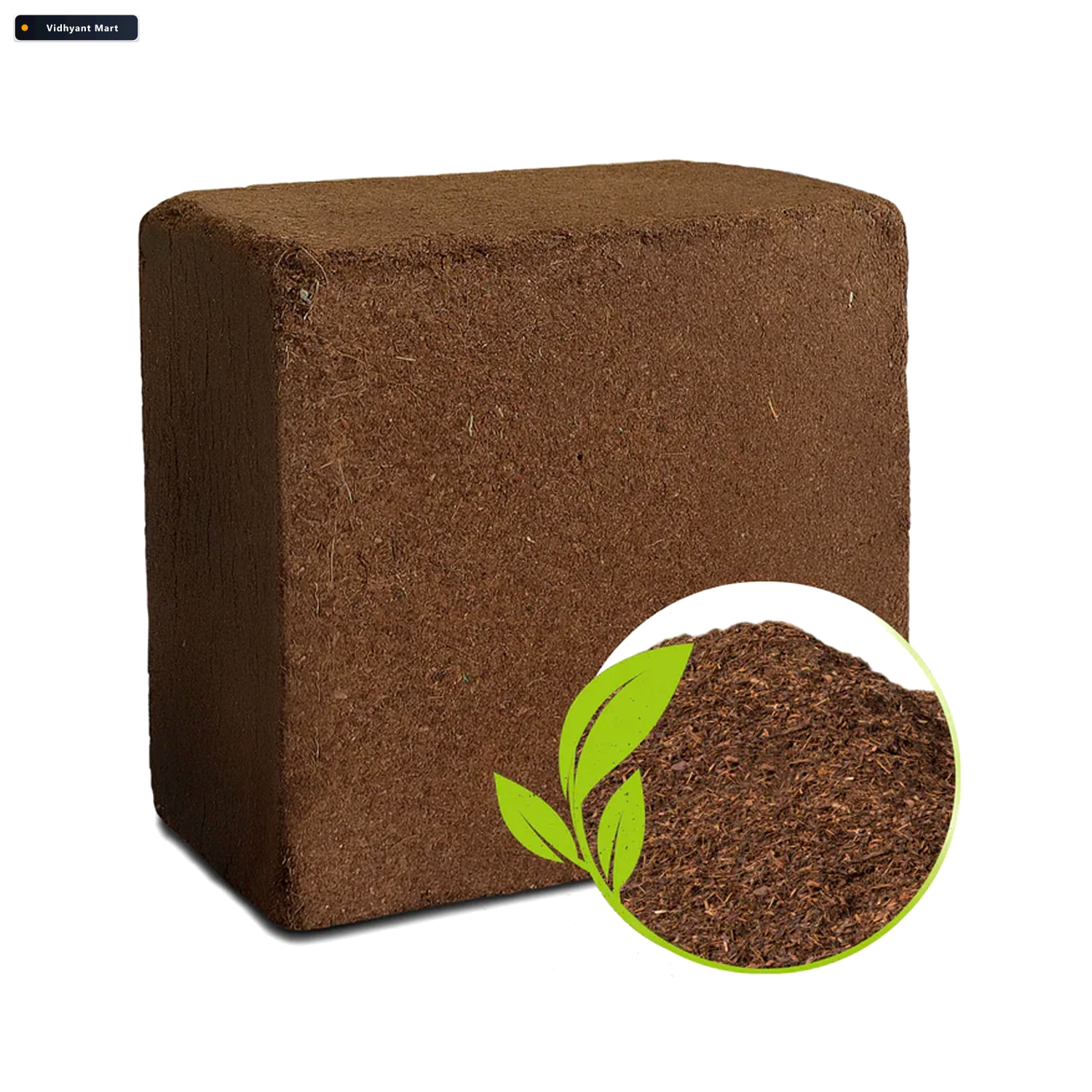 Vidhyant Mart Organic Cocopeat Block 1 Kg Potting Mix For Plants 1