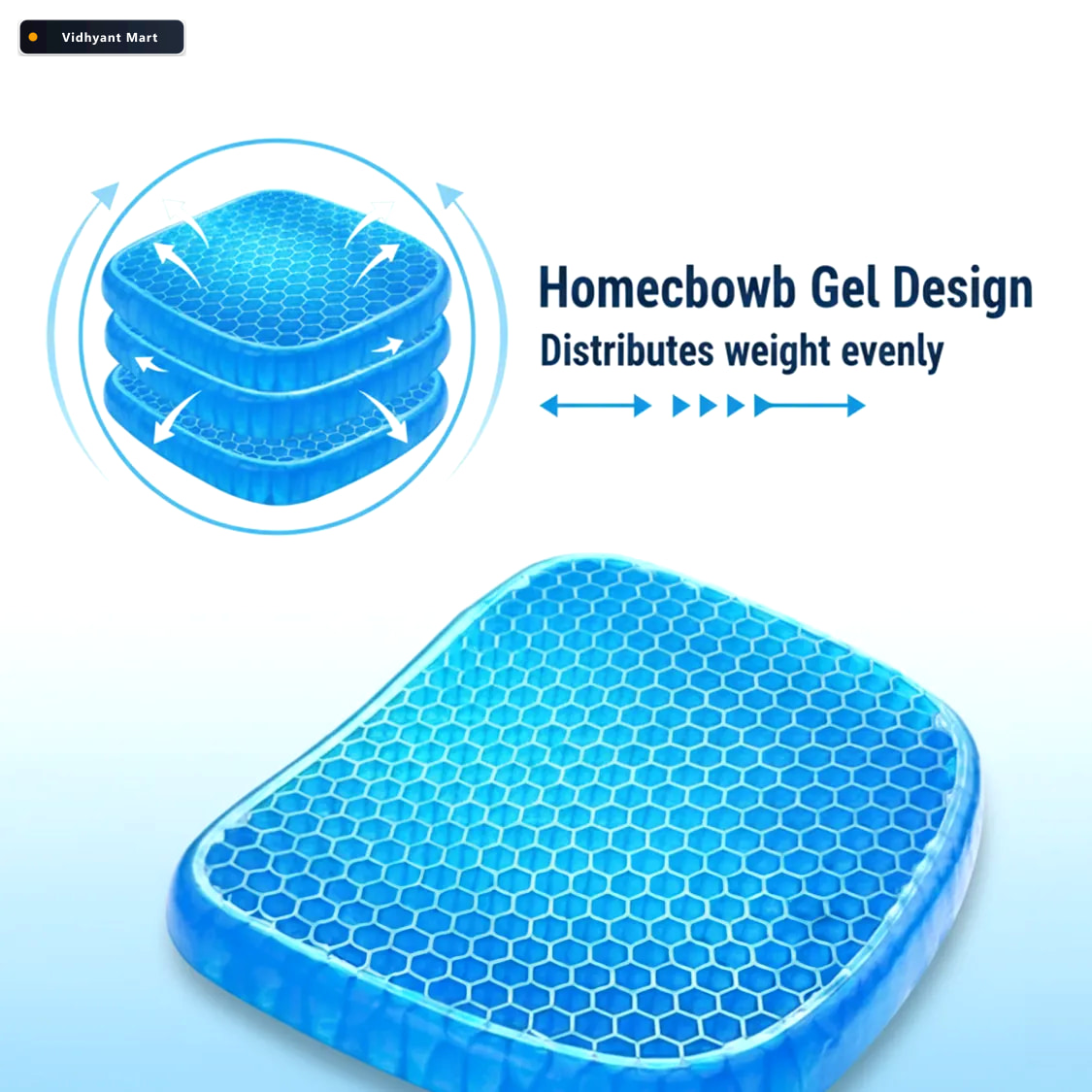 Vidhyant Mart Orthopedic Seat Cushion Flex Pillow For Pressure R 2