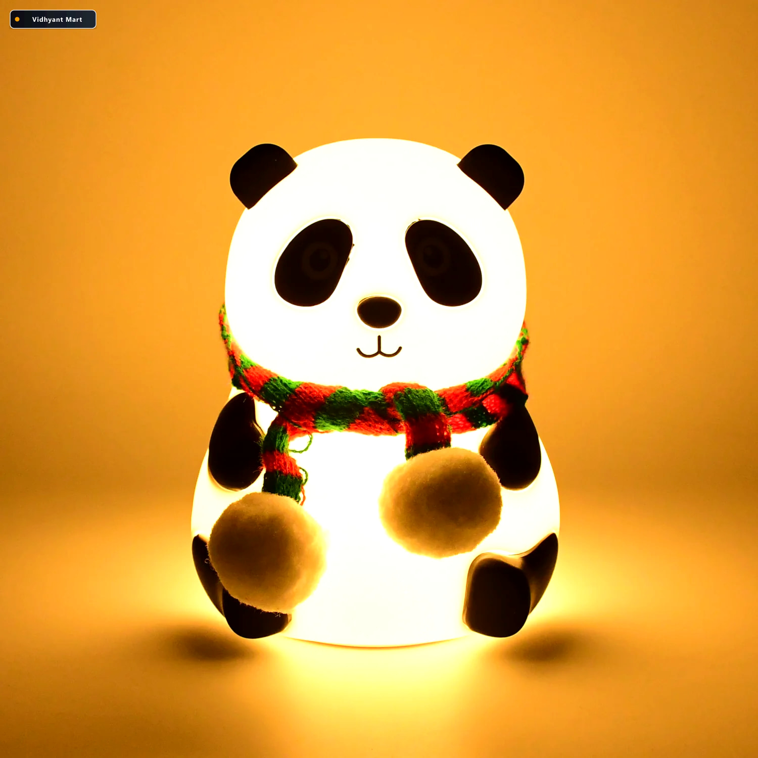 Vidhyant Mart Panda Night Light 7 Color Led Touch Sensor Lamp In 1