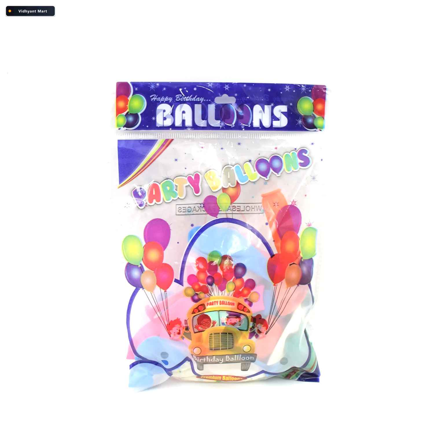 Vidhyant Mart Party Balloons 24 Pcs Multicolor Latex Set Play Mo 4