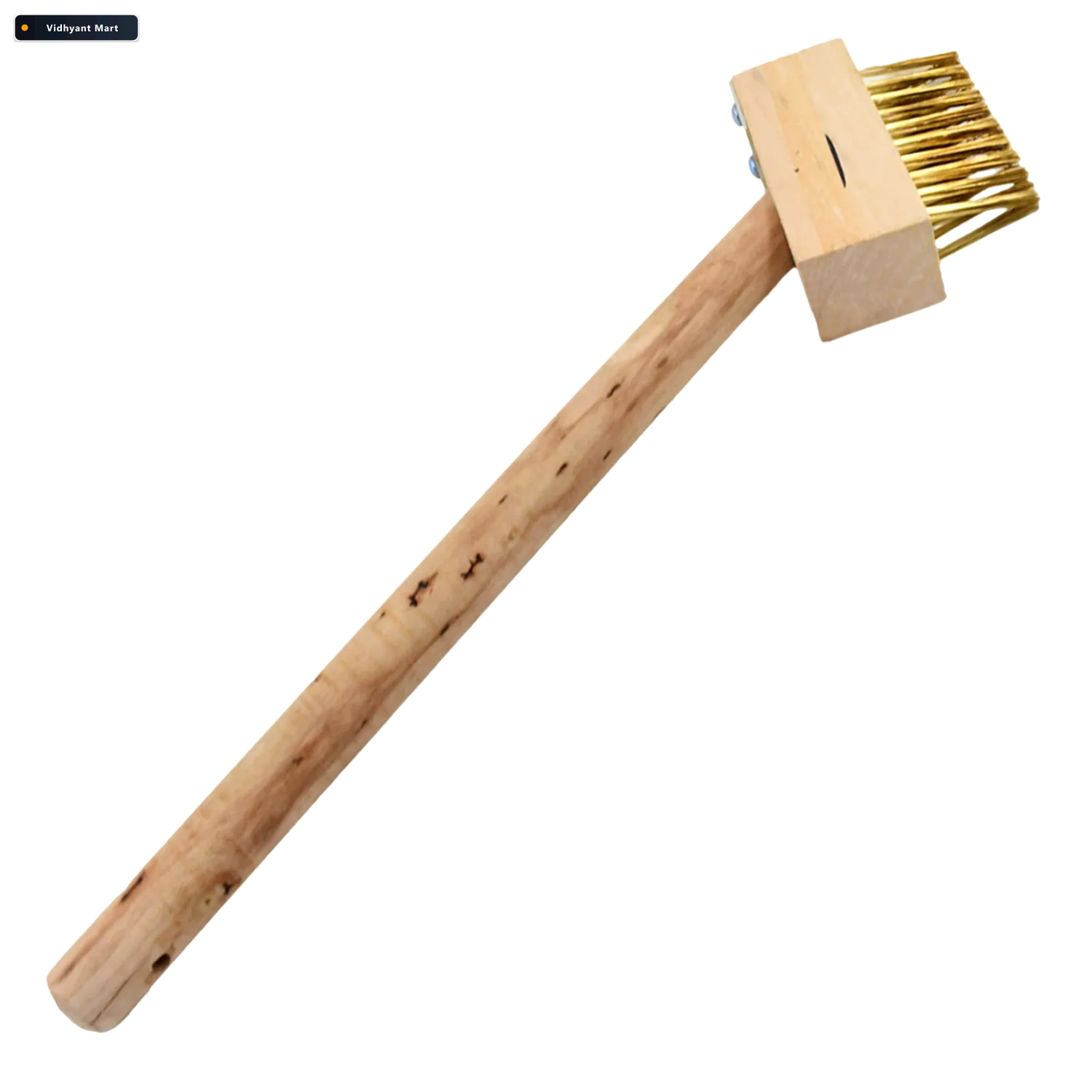Vidhyant Mart Paving Brush Wooden Block Patio Weed Remover Toolm 4