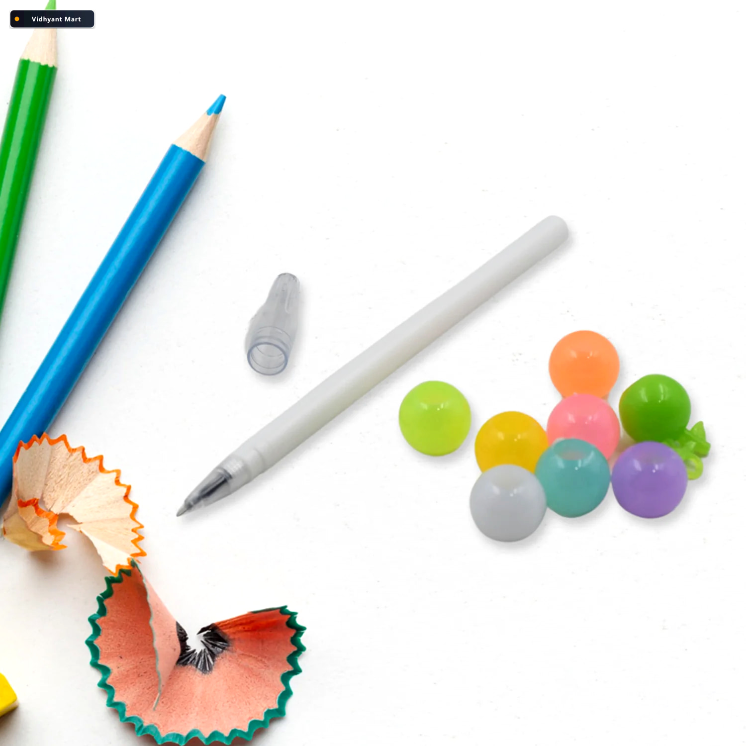 Vidhyant Mart Pearl Gel Pen Set Multicolor Moti Pens For Kids 12 3