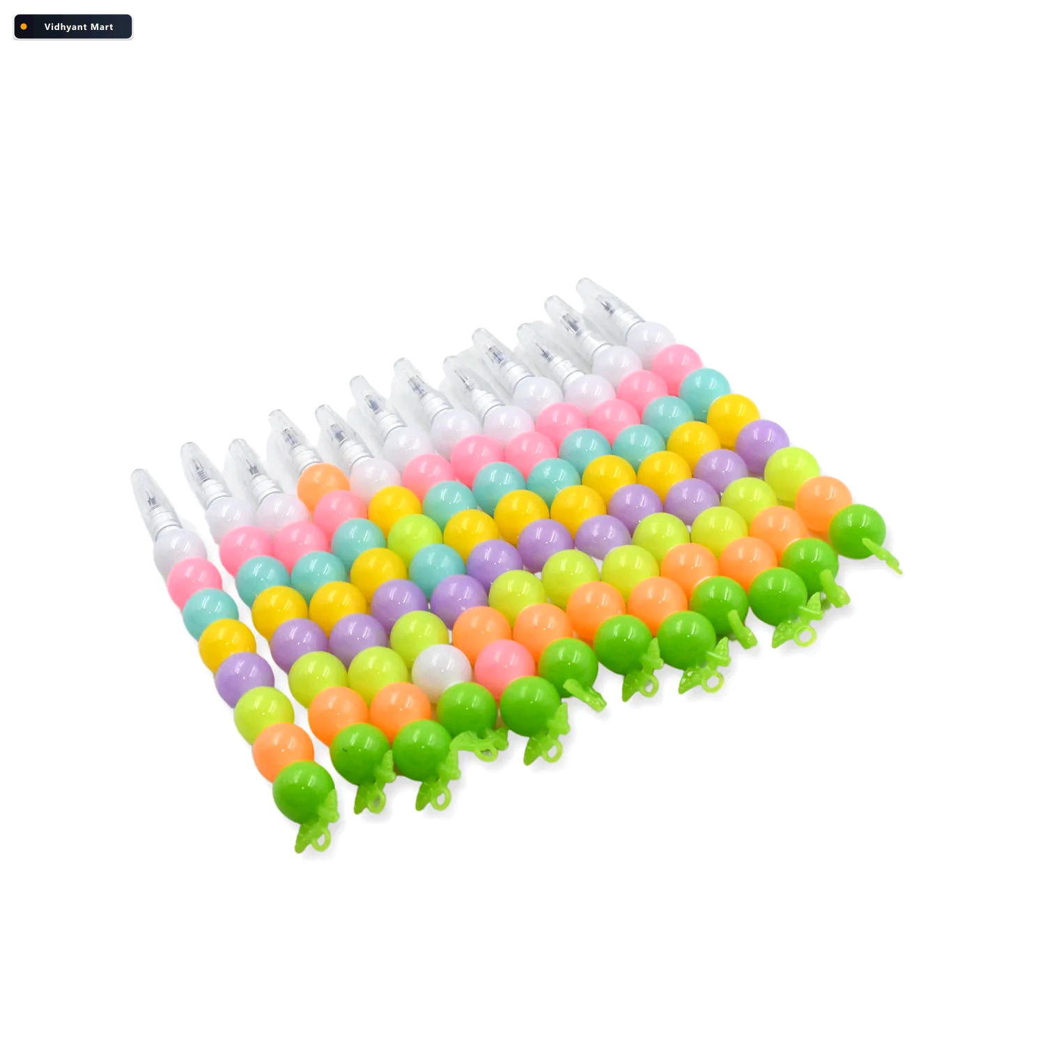 Vidhyant Mart Pearl Gel Pen Set Multicolor Moti Pens For Kids 12 4