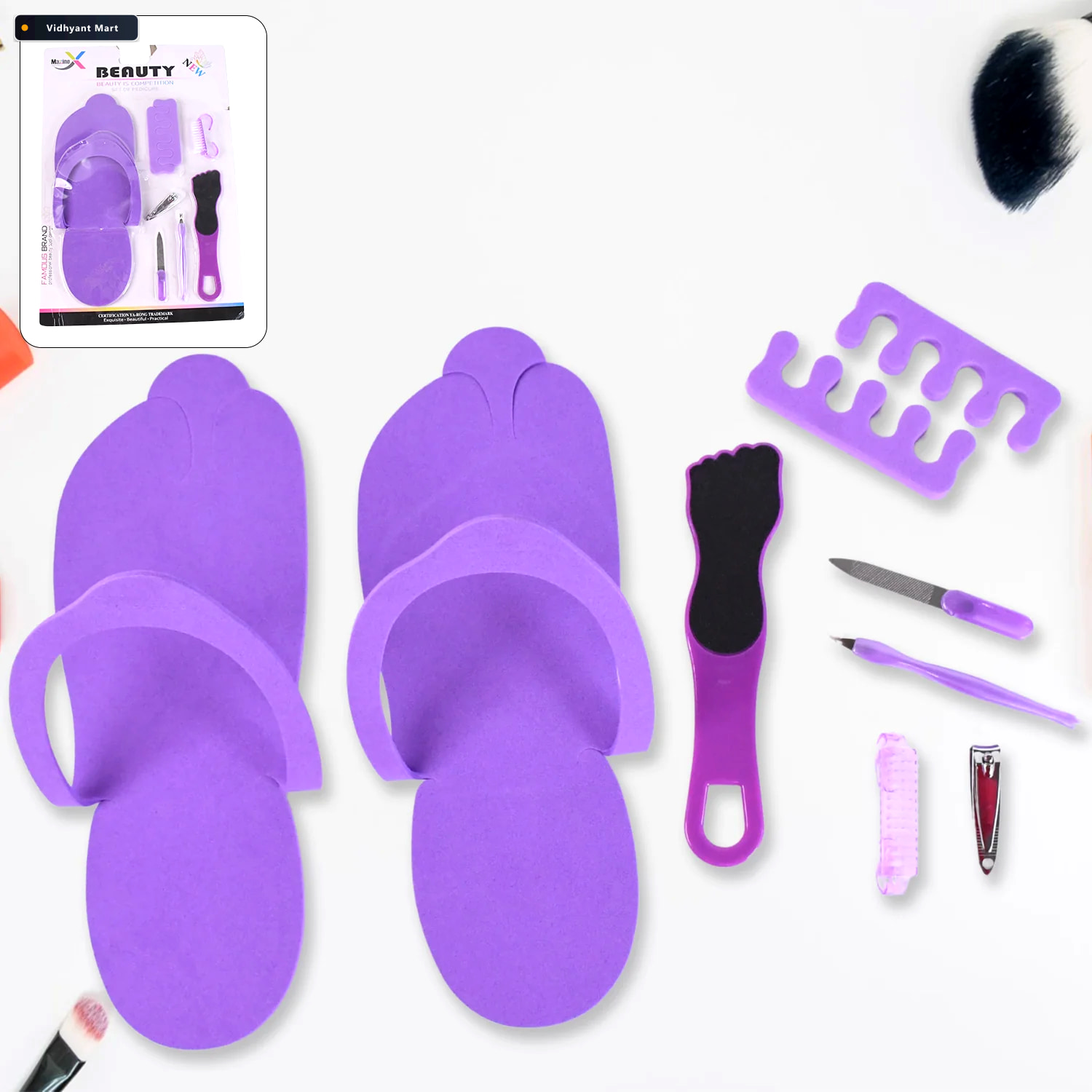 Vidhyant Mart Pedicure Foot Care Kit 9 Piece Professional Set Ve 1