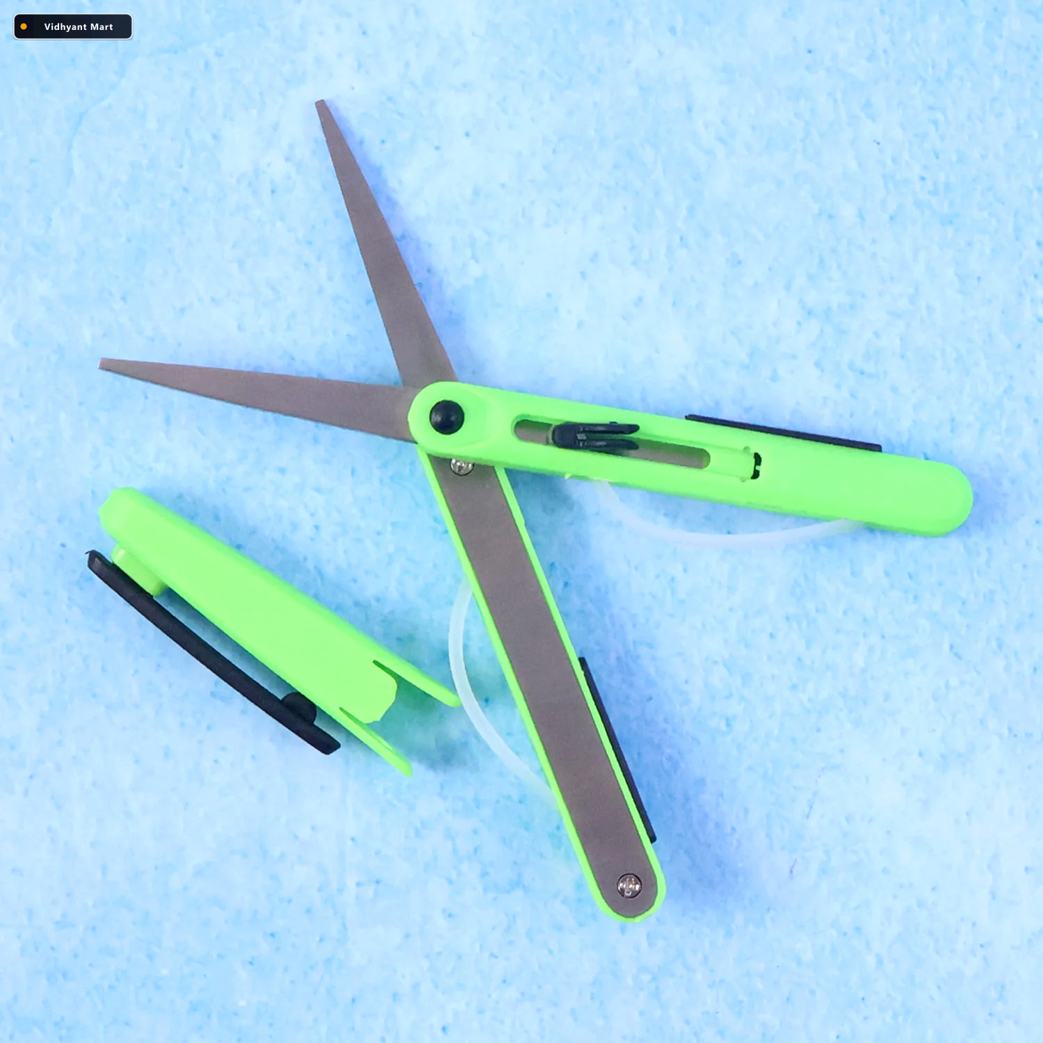 Vidhyant Mart Pen Scissors Compact Portable Cutters Fervent 3
