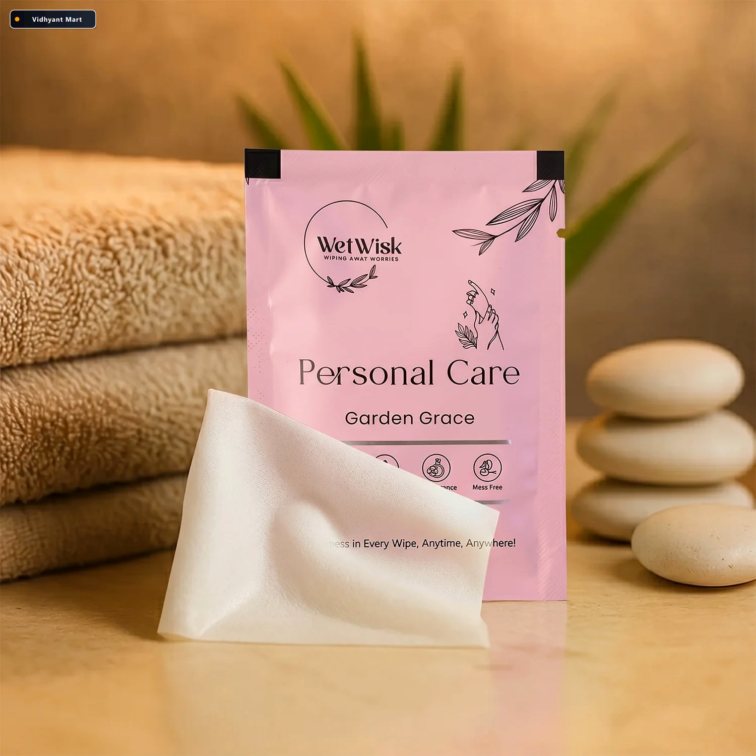 Vidhyant Mart Personal Care Wet Wipes Gentle Face Body Cleansing 4