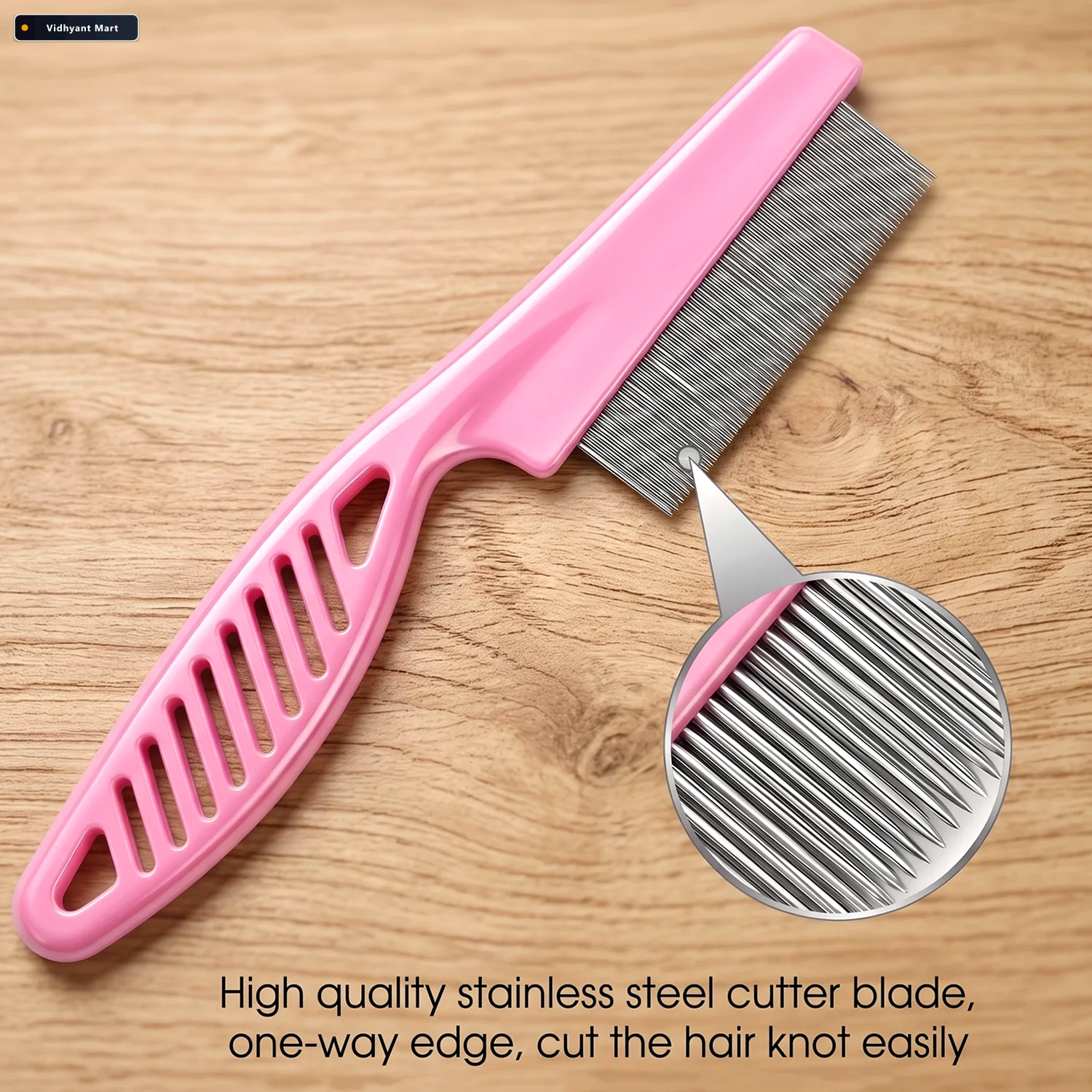 Vidhyant Mart Pet Dog Hair Removal Comb Easy Shedding And Fur Cl 2