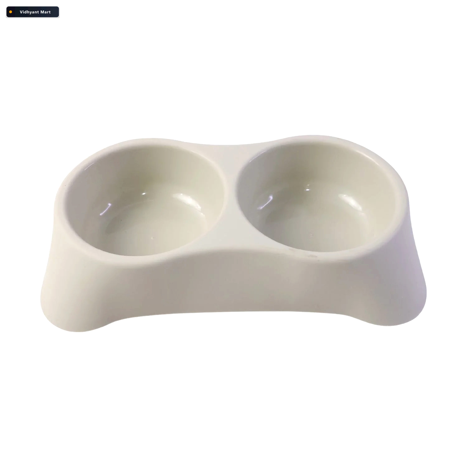 Vidhyant Mart Pet Double Bowl Feeder Anti Slip Design For Easy F 4
