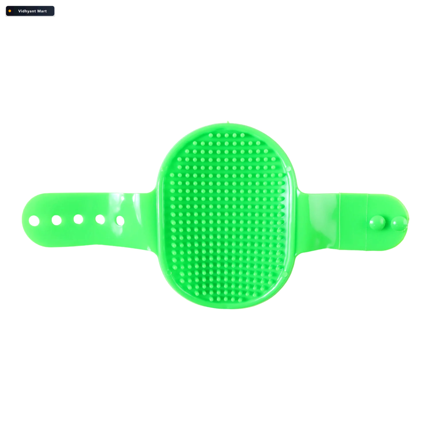 Vidhyant Mart Pet Grooming Bath Brush Soft Bristles With Adjusta 3