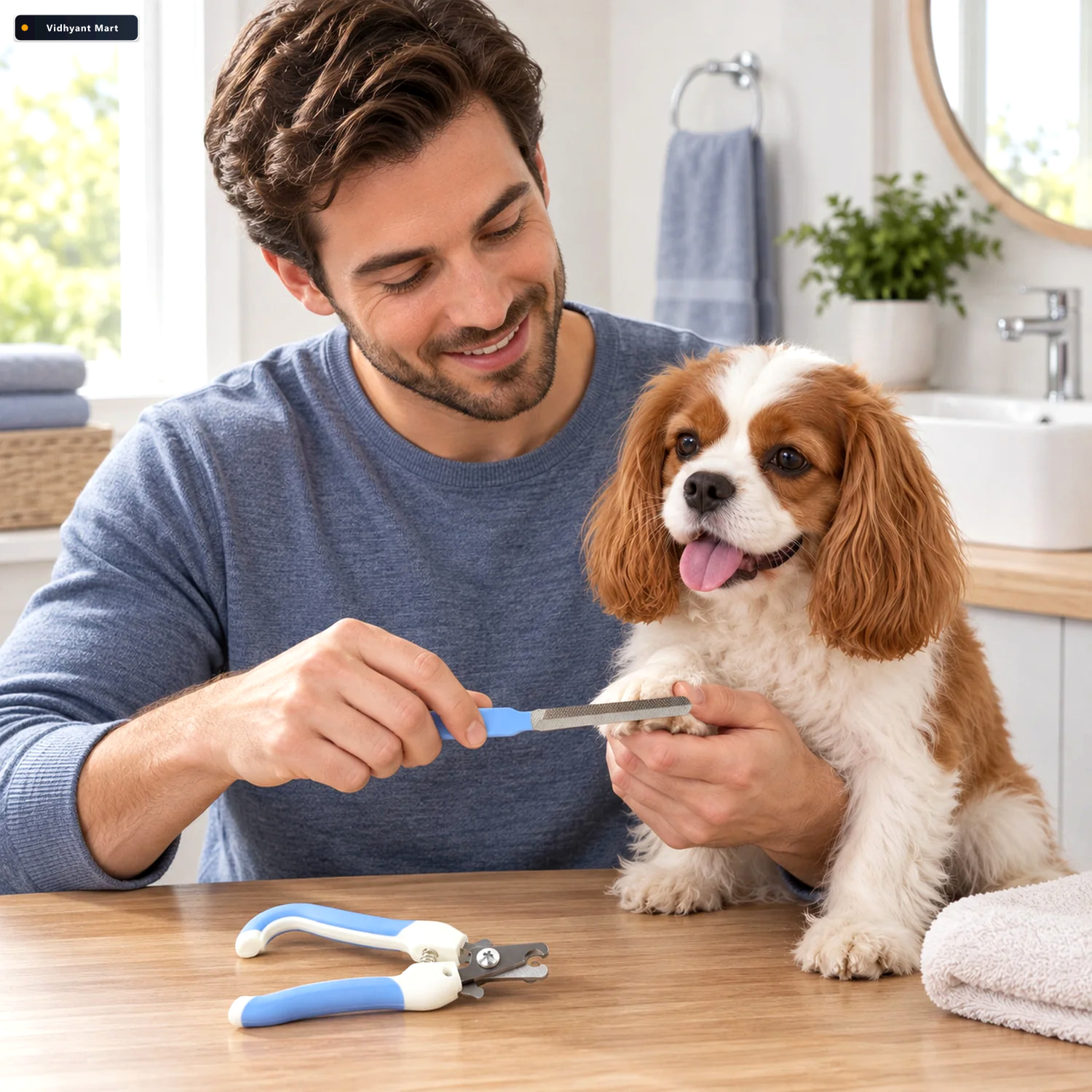 Vidhyant Mart Pet Nail Clipper And File Set For Dogs And Cats Ho 1