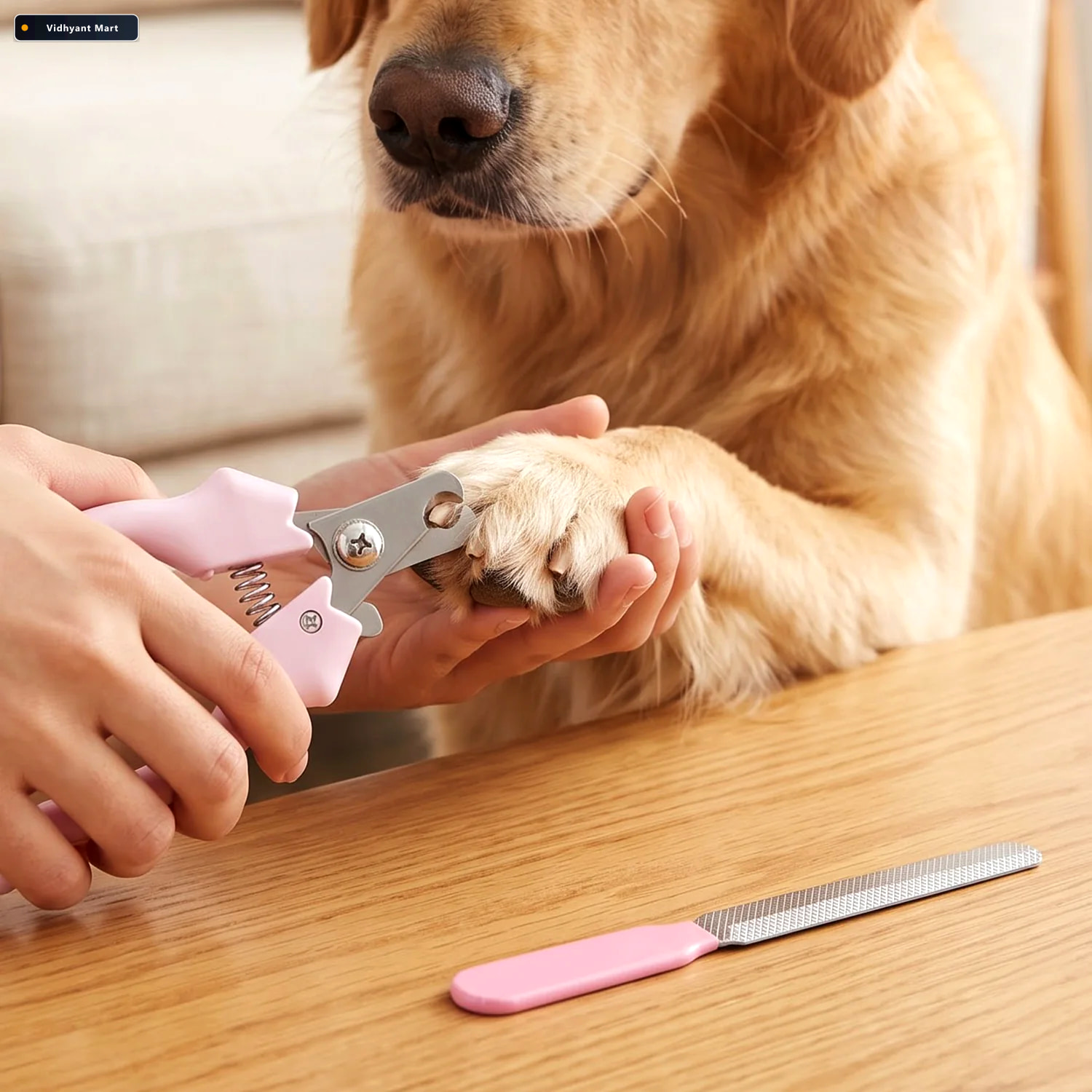 Vidhyant Mart Pet Nail Clipper And Filer Home Grooming Set For D 1