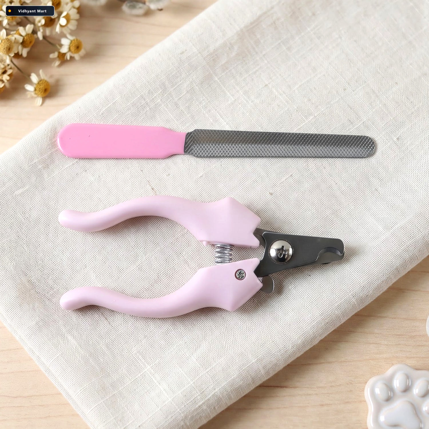 Vidhyant Mart Pet Nail Clipper And Filer Home Grooming Set For D 3