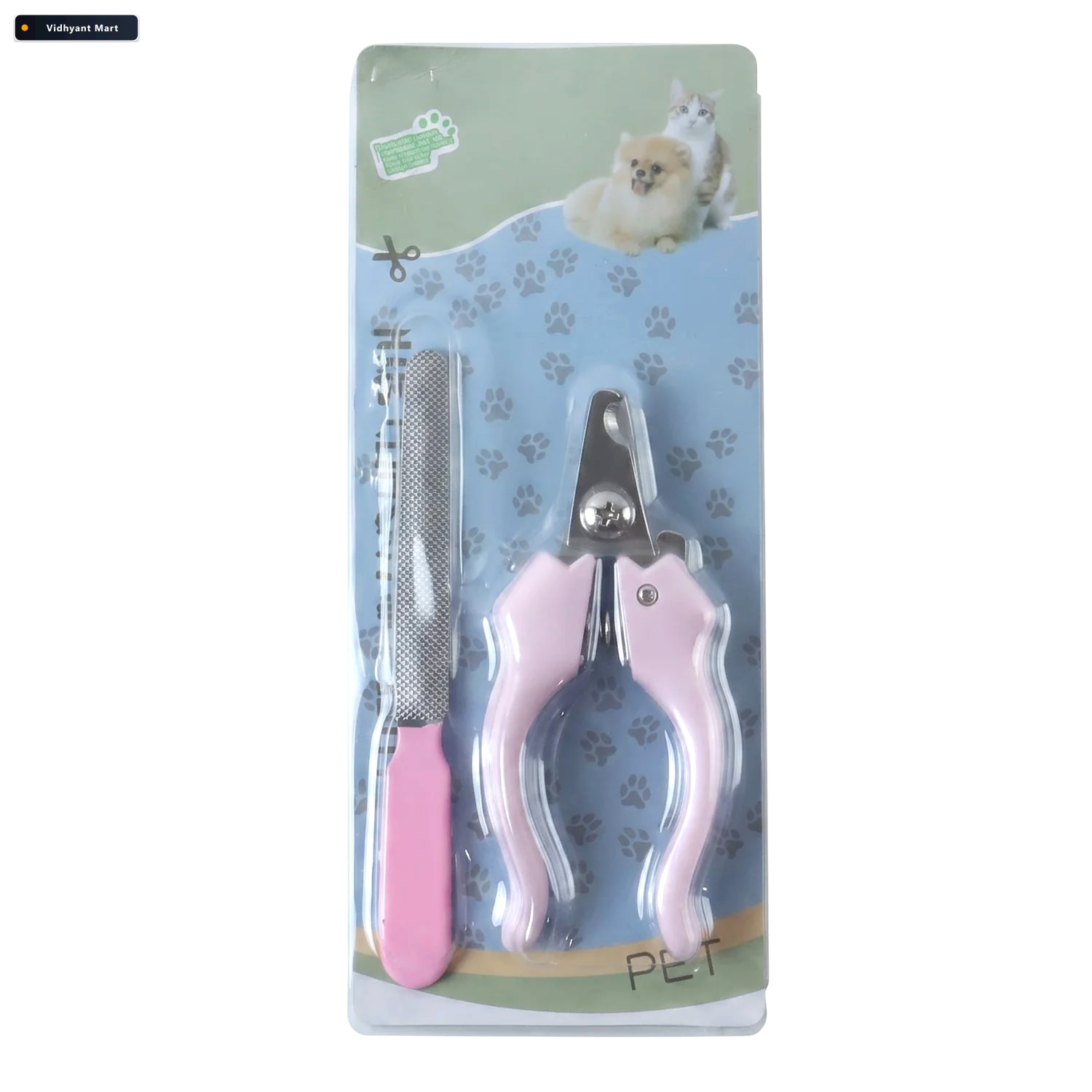 Vidhyant Mart Pet Nail Clipper And Filer Home Grooming Set For D 4