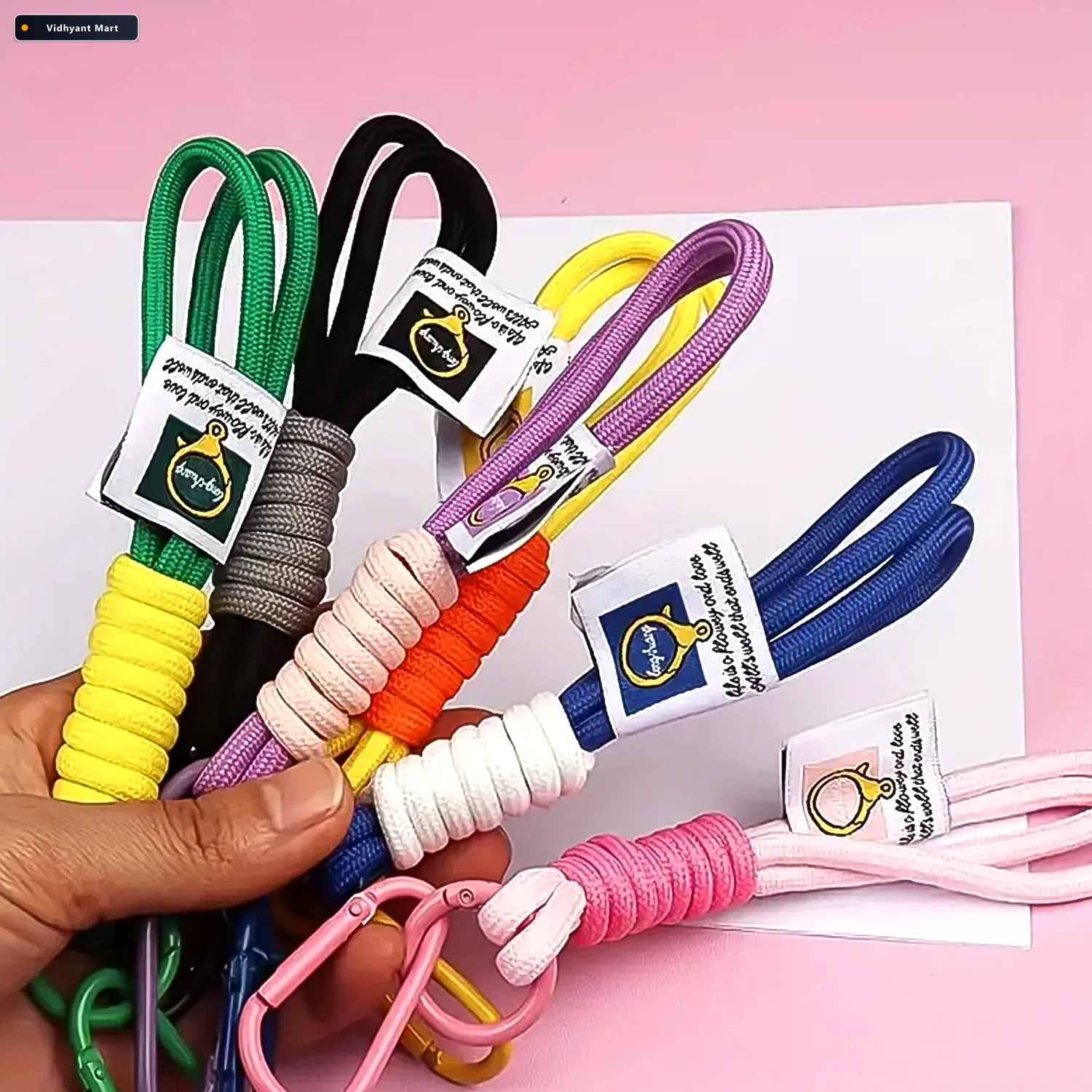 Vidhyant Mart Phone Wrist Strap Multi Colour Lanyard For Mobile 2