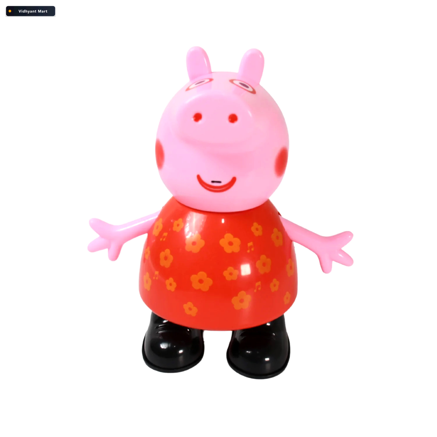 Vidhyant Mart Pig Pretend Play Toy Movable Soft Rubber Figure Pl 4