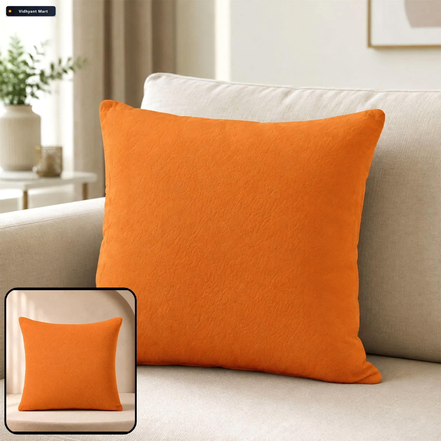 Vidhyant Mart Pillow Covers Soft Decorative 45x45 Cm For Home St 1