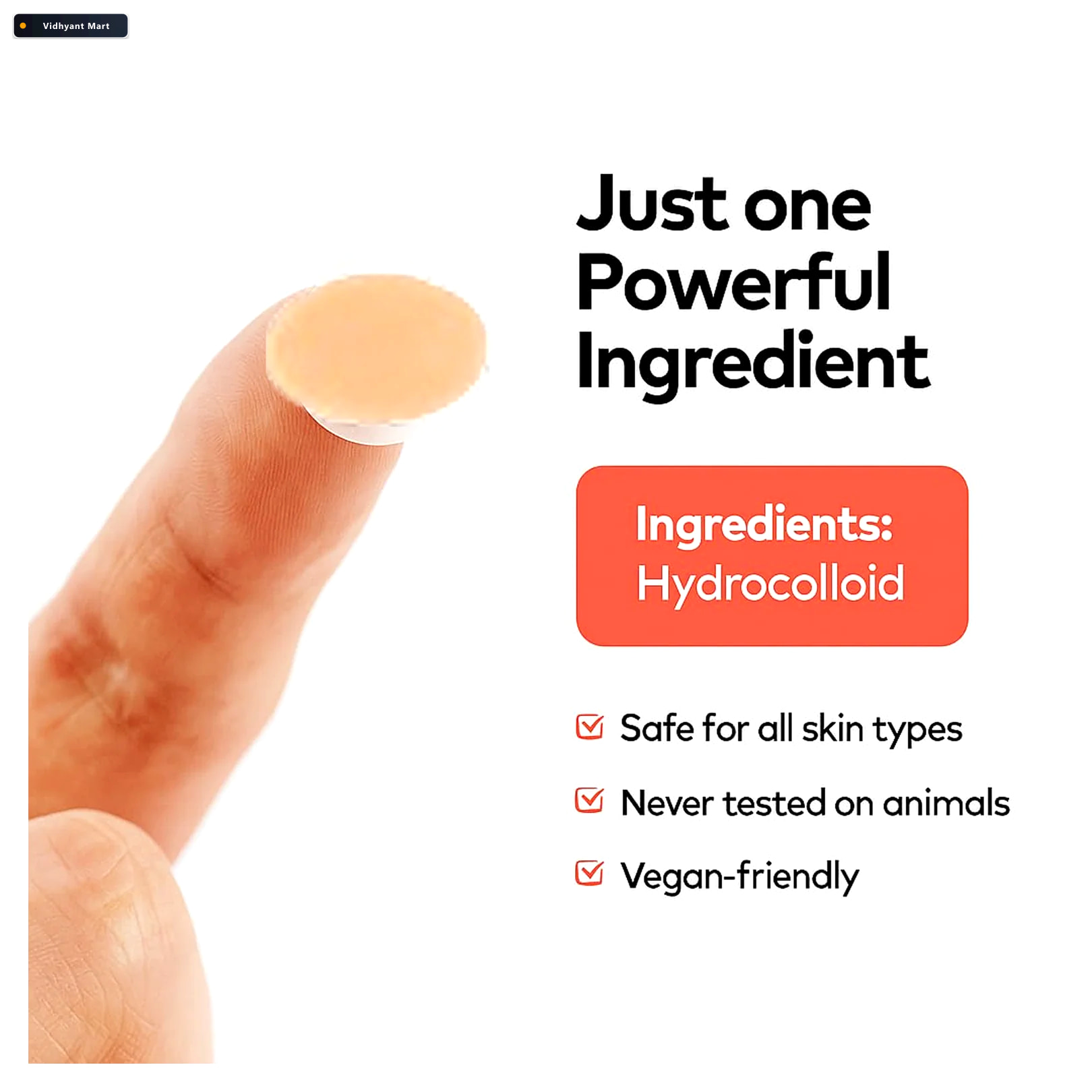 Vidhyant Mart Pimple Patches Hydrocolloid Tea Tree Oil For Acne 5