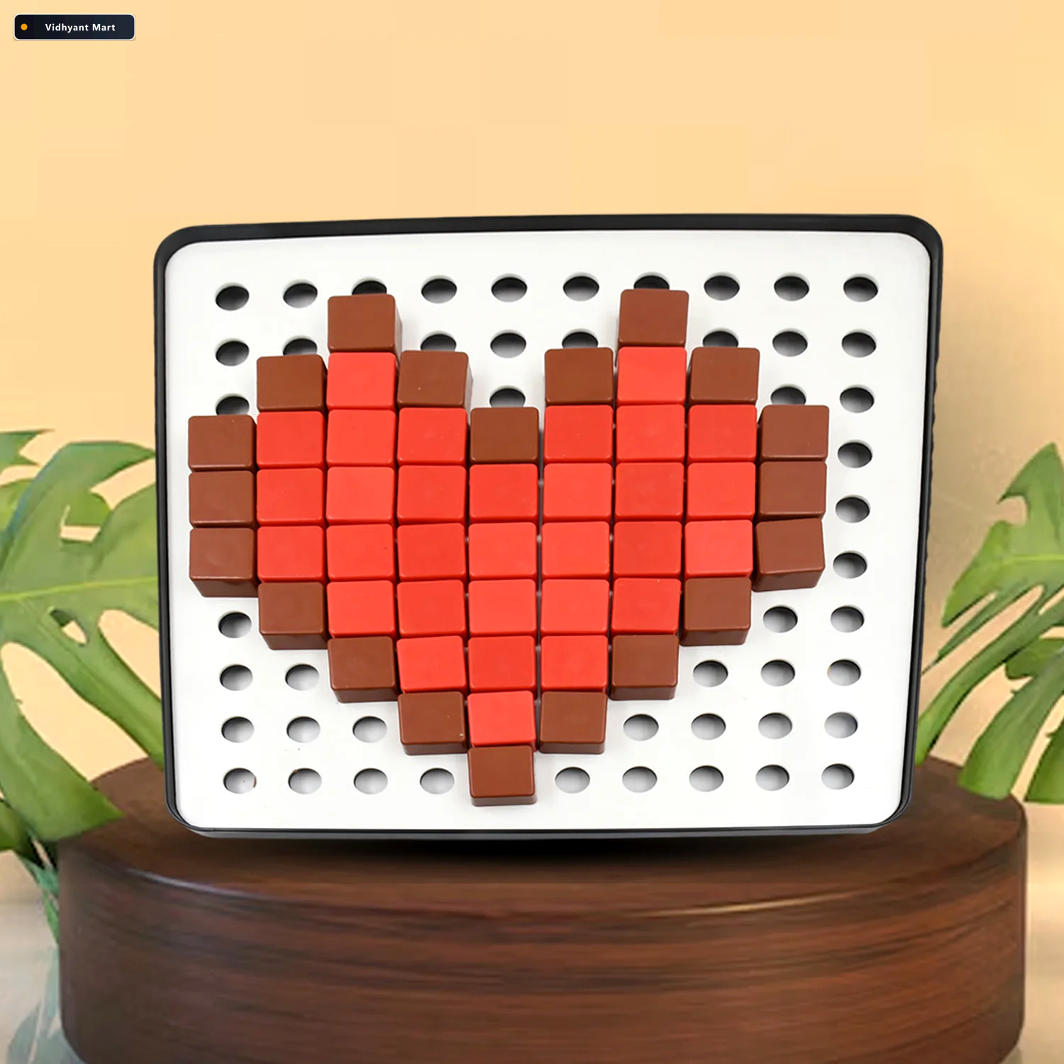 Vidhyant Mart Pixel Cubes Toy Educational Math Brain Game For Ki 3