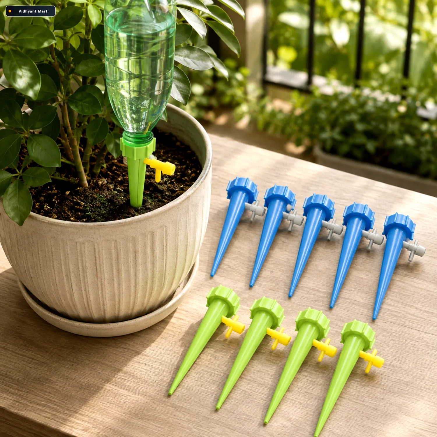 Vidhyant Mart Plant Watering Spikes Adjustable Slow Release Grow 1