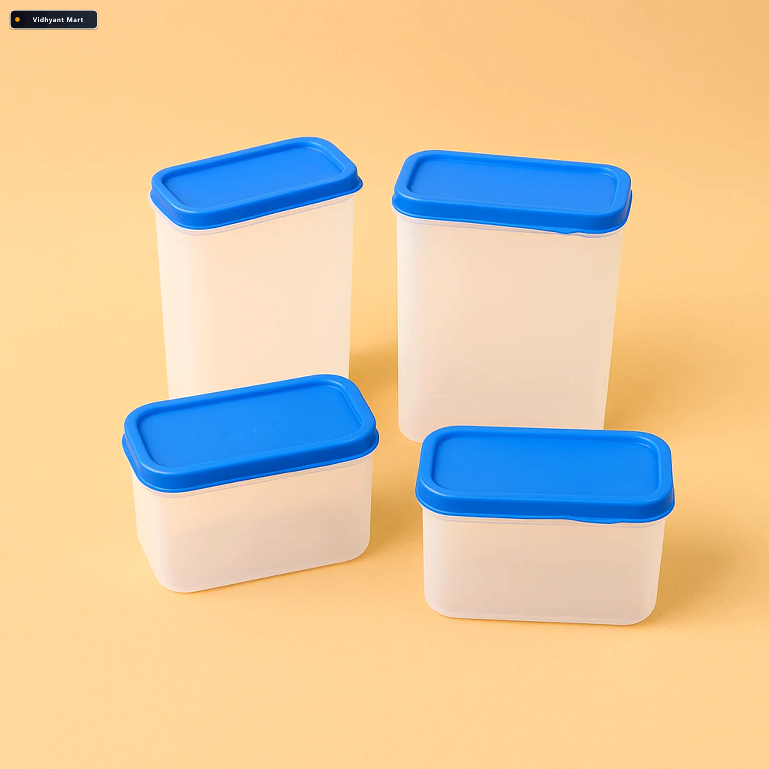Vidhyant Mart Plastic Airtight Storage Containers 4 Pc Kitchen S 3