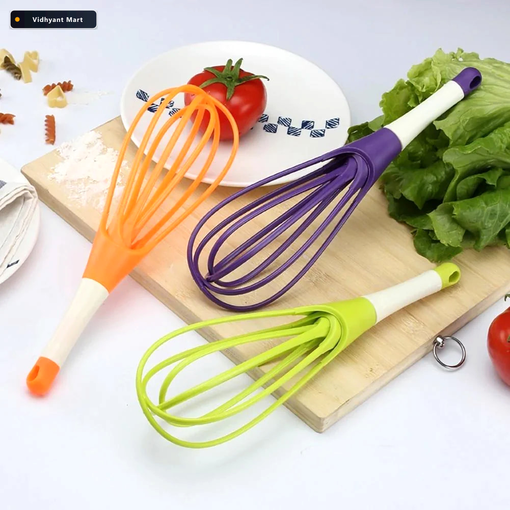 Vidhyant Mart Plastic Balloon Whisk Durable Multi Purpose Kitche 1