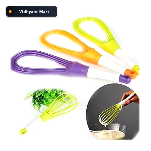 Vidhyant Mart Plastic Balloon Whisk Durable Multi Purpose Kitche 3